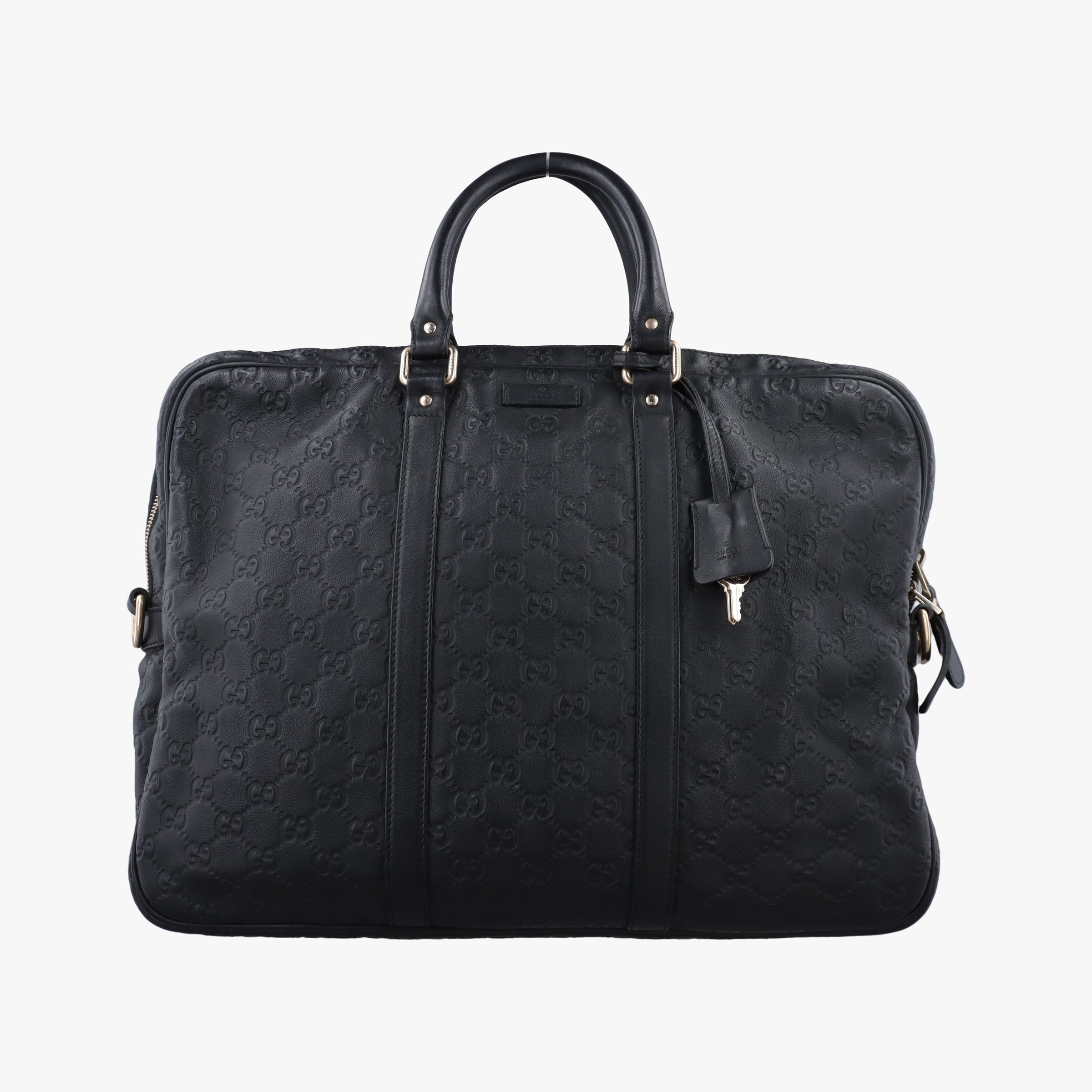 Vintage Gucci Diamante Black Leather 208463 handbag | stylenewstar