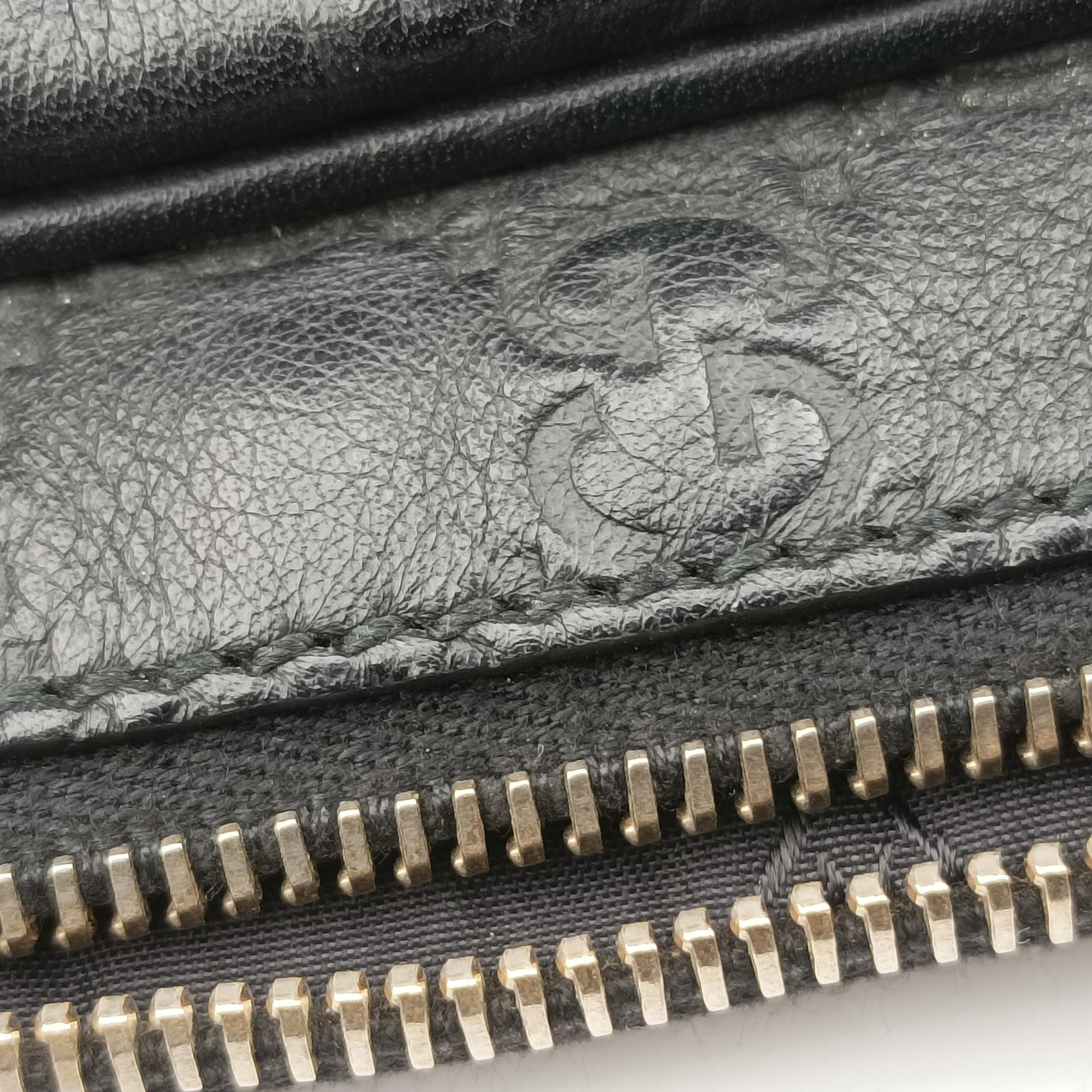Vintage Gucci Diamante Black Leather 208463 handbag | stylenewstar