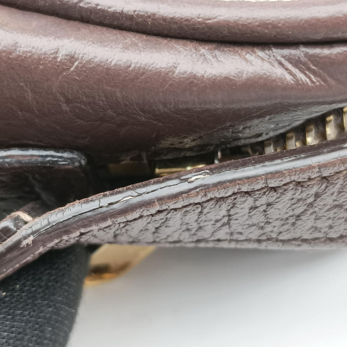 Secondhand Gucci OPHIDIA Brown×red×green PVC coated canvas×Leather 517350 shoulderbag | stylenewstar