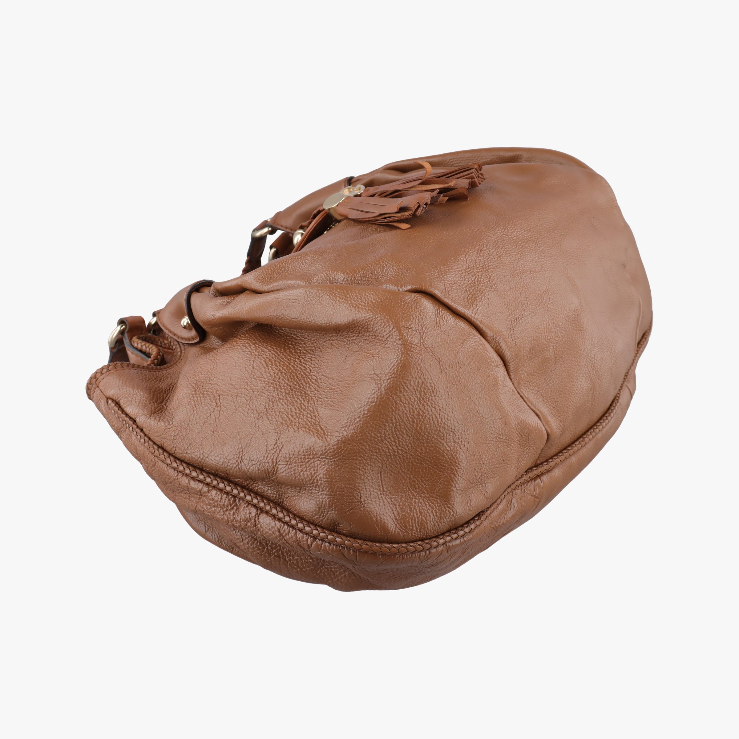 Pre-owned Gucci Marrakech Large Hobo Brown leather 257029 shoulderbag | stylenewstar
