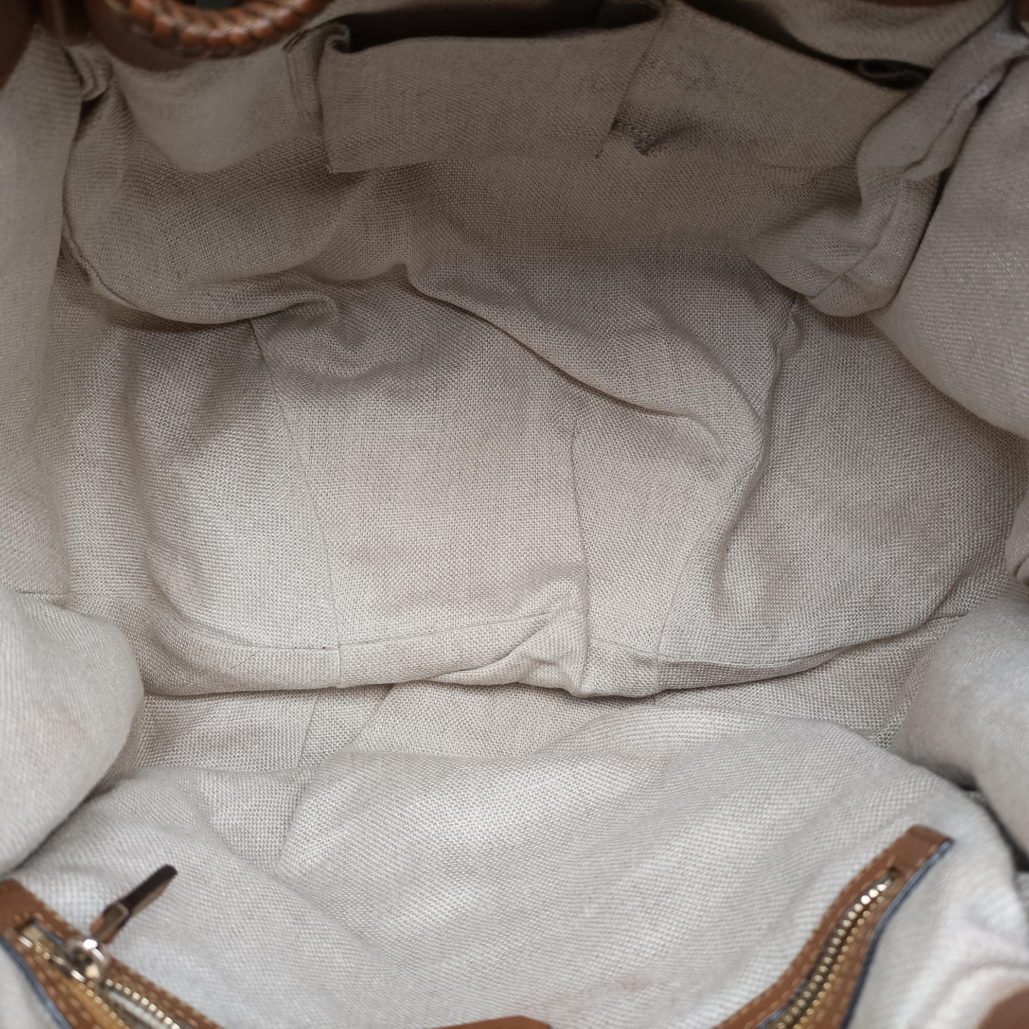 Pre-owned Gucci Marrakech Large Hobo Brown leather 257029 shoulderbag | stylenewstar