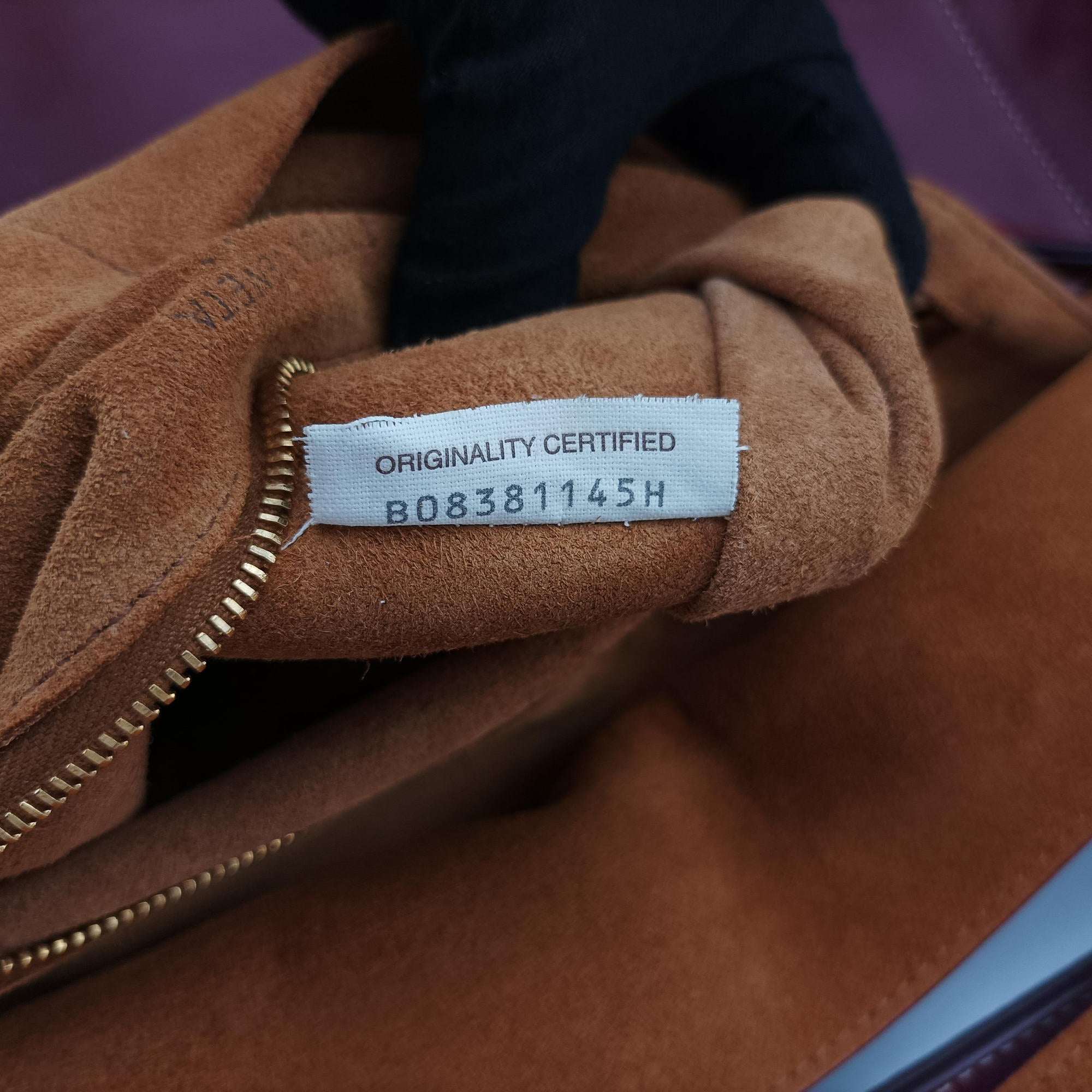 Secondhand Bottega Veneta Arco Burgundy Leather  shoulderbag | stylenewstar