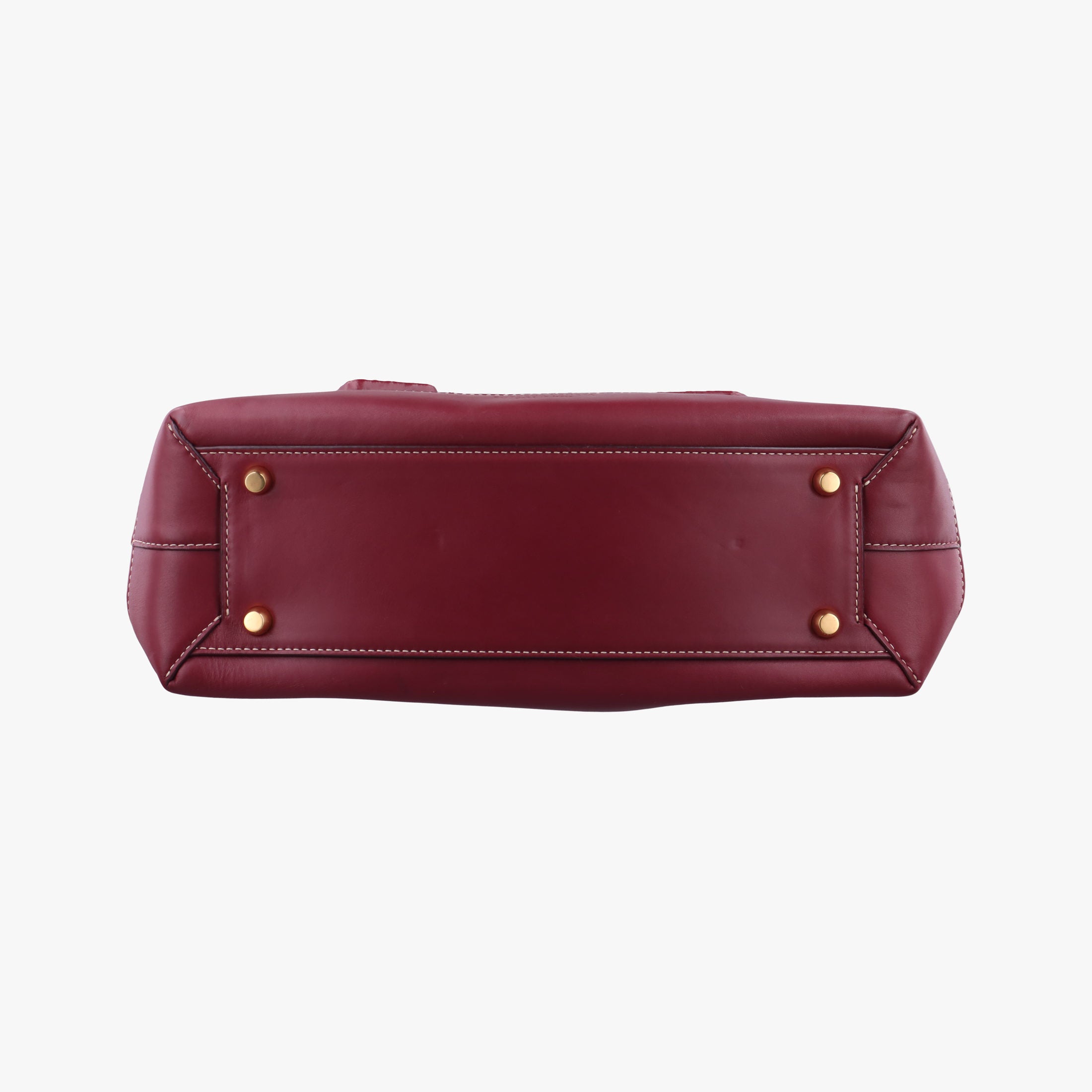 Secondhand Bottega Veneta Arco Burgundy Leather  shoulderbag | stylenewstar