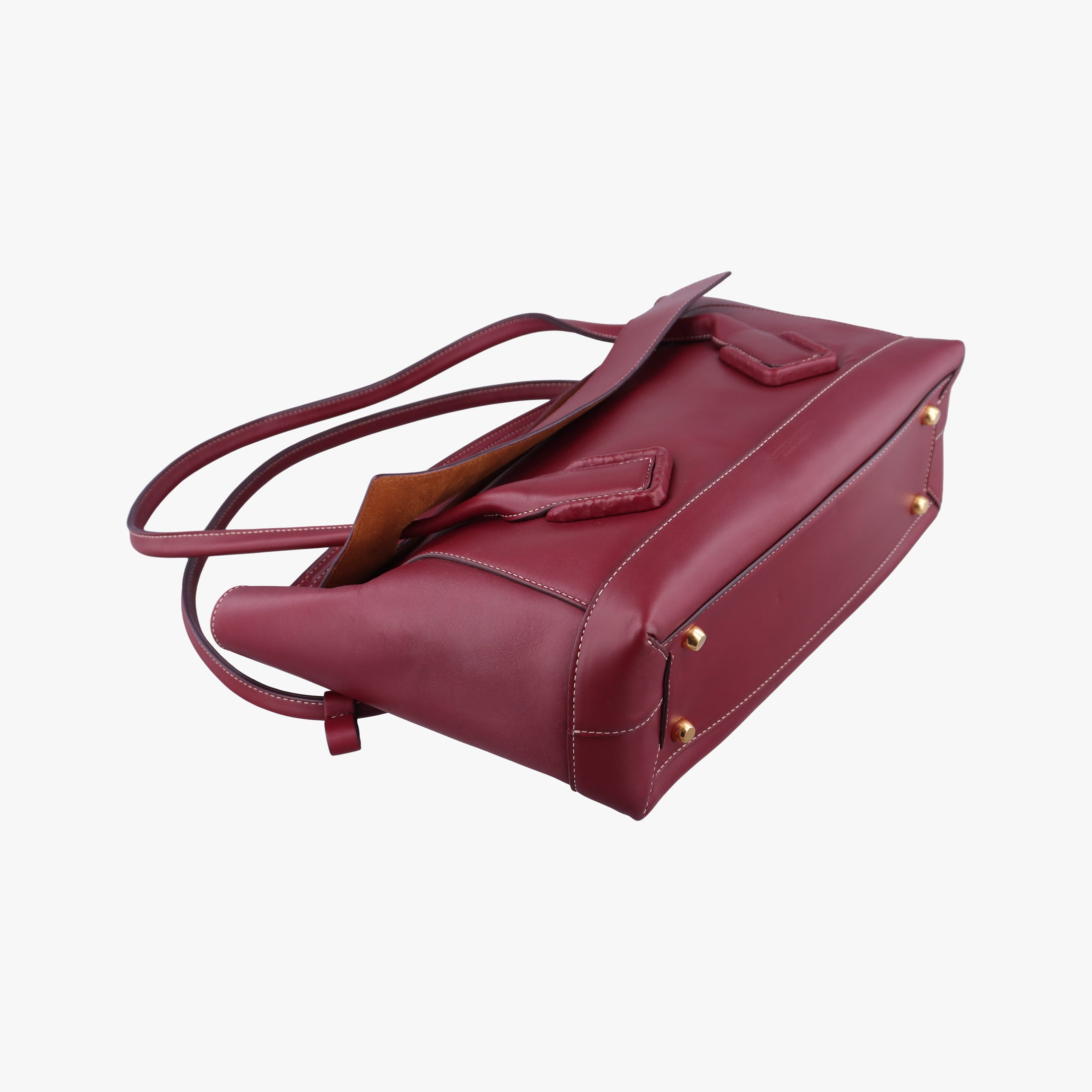 Secondhand Bottega Veneta Arco Burgundy Leather  shoulderbag | stylenewstar