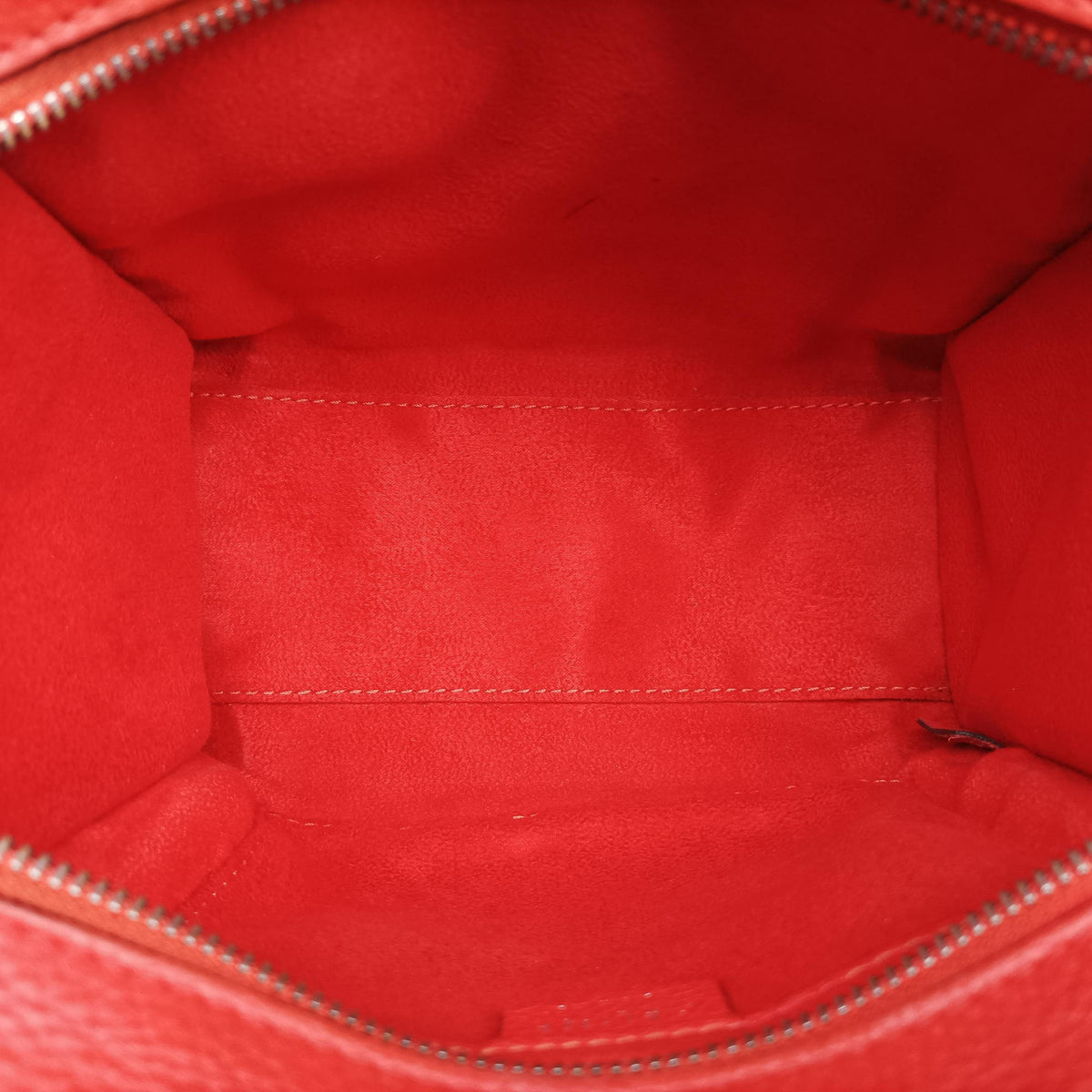 Pre-owned Celine Luggage Micro shopper Orange Leather  shoulderbag | stylenewstar