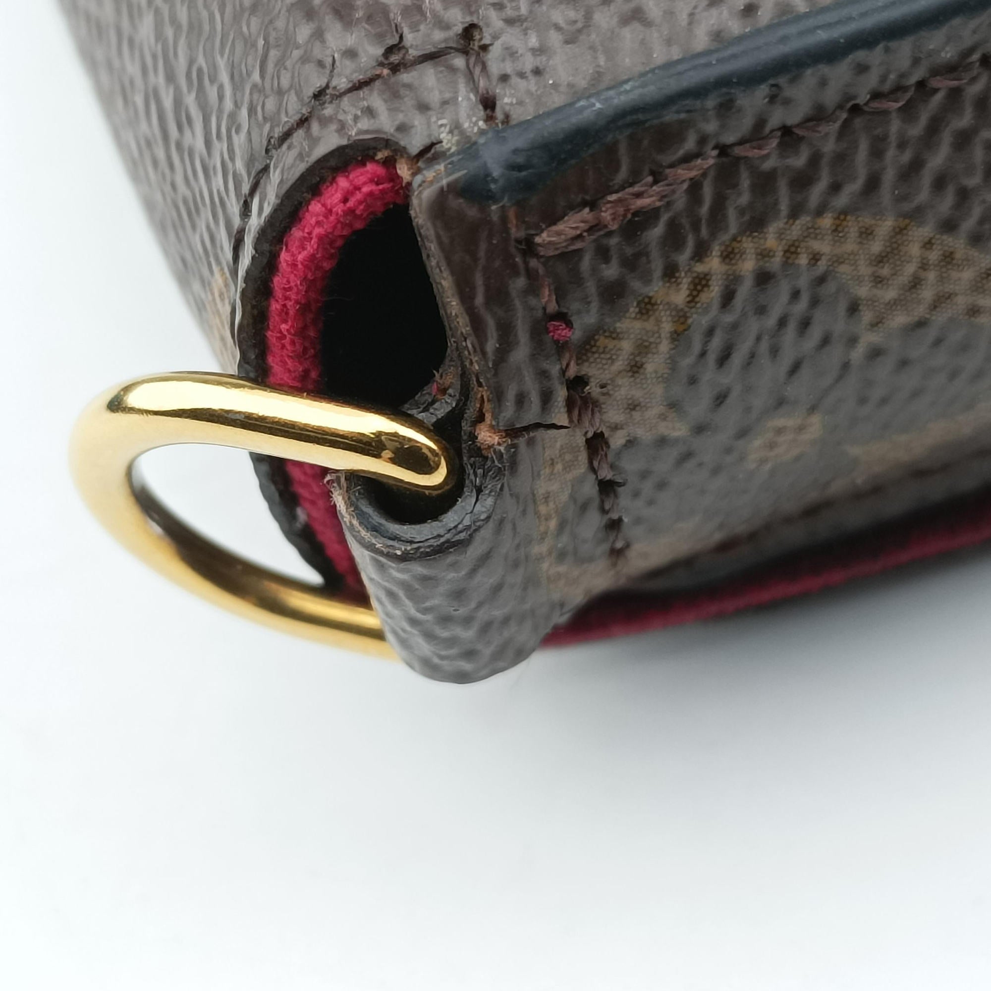 Vintage Louis Vuitton Pochette Felicie Brown Monogram Canvas M61276 shoulderbag | stylenewstar