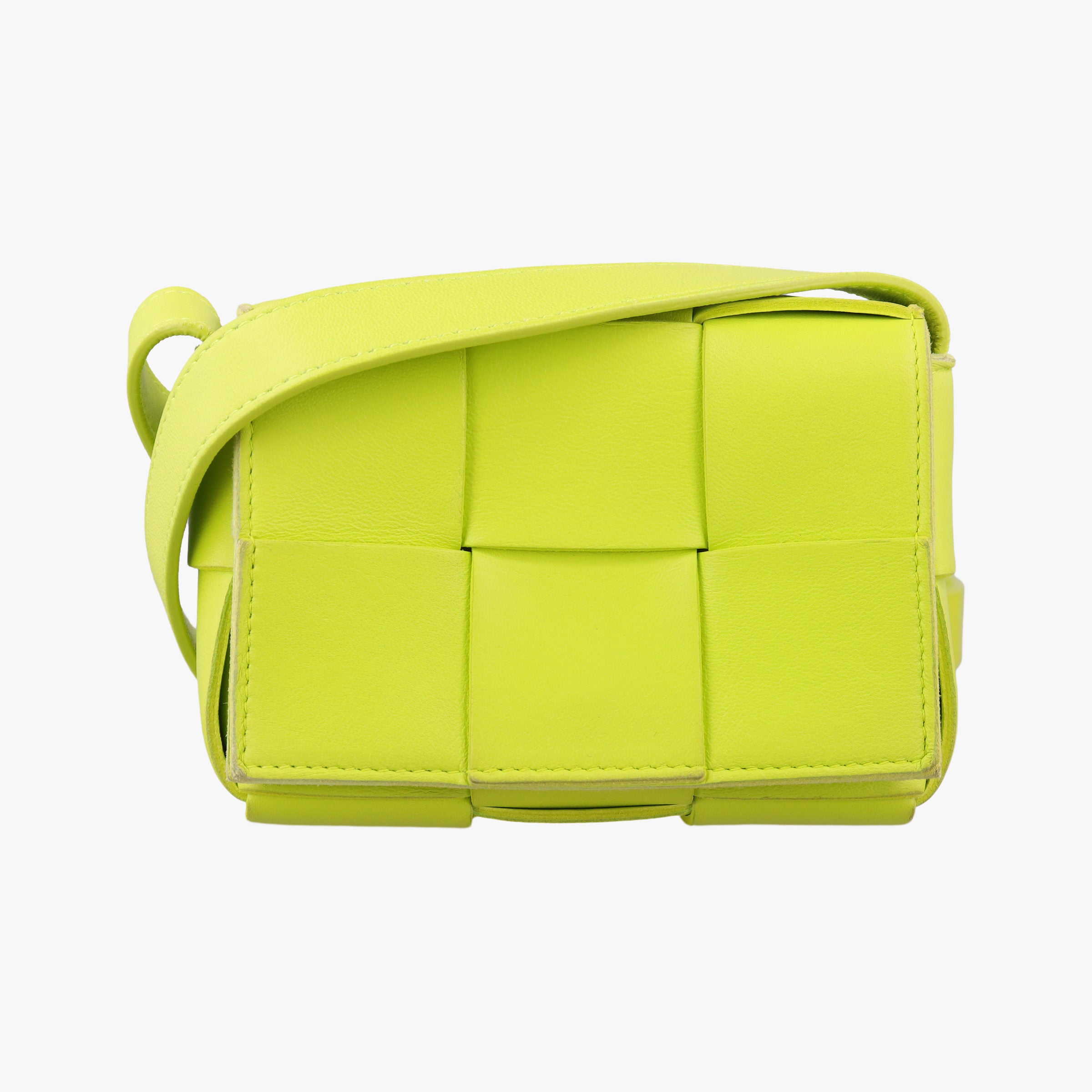 Vintage Bottega Veneta cassette Green lambskin  shoulderbag | stylenewstar
