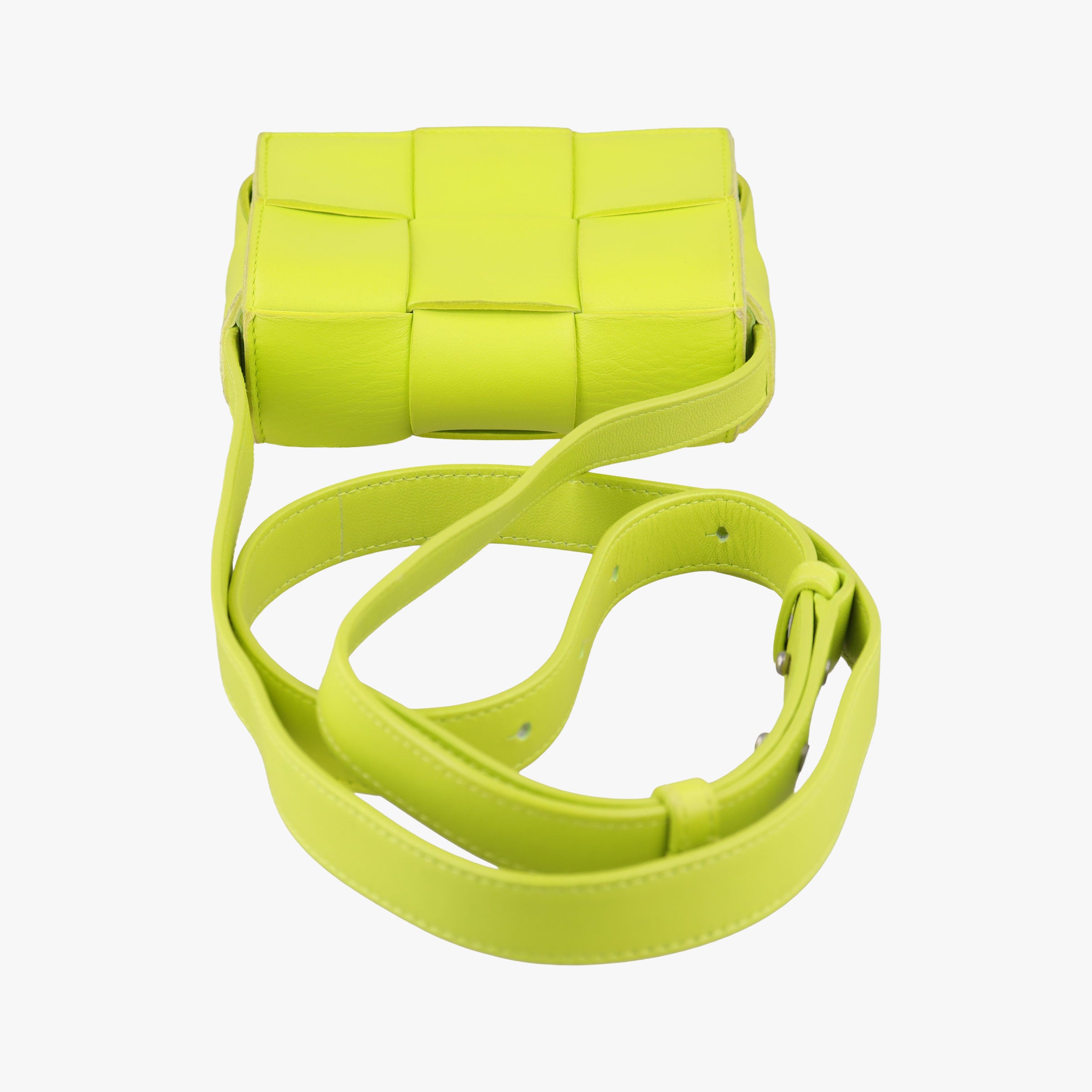 Vintage Bottega Veneta cassette Green lambskin  shoulderbag | stylenewstar