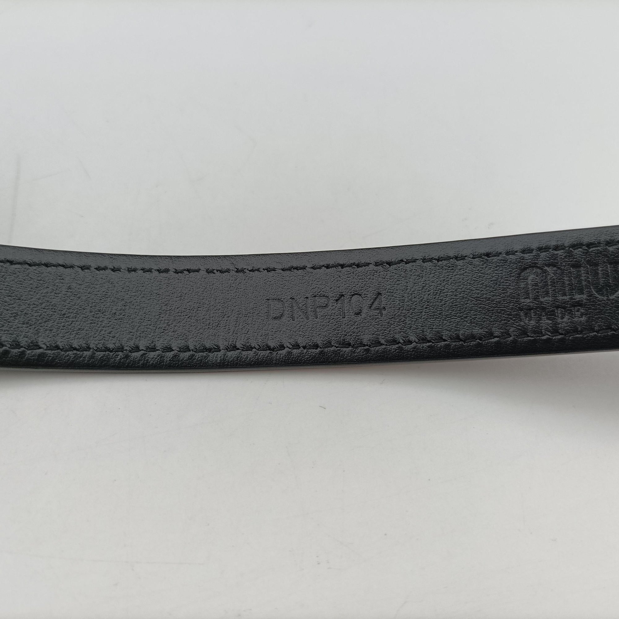 Pre-owned Miu Miu Logo belt Black leather  bum bag/waist bag | stylenewstar