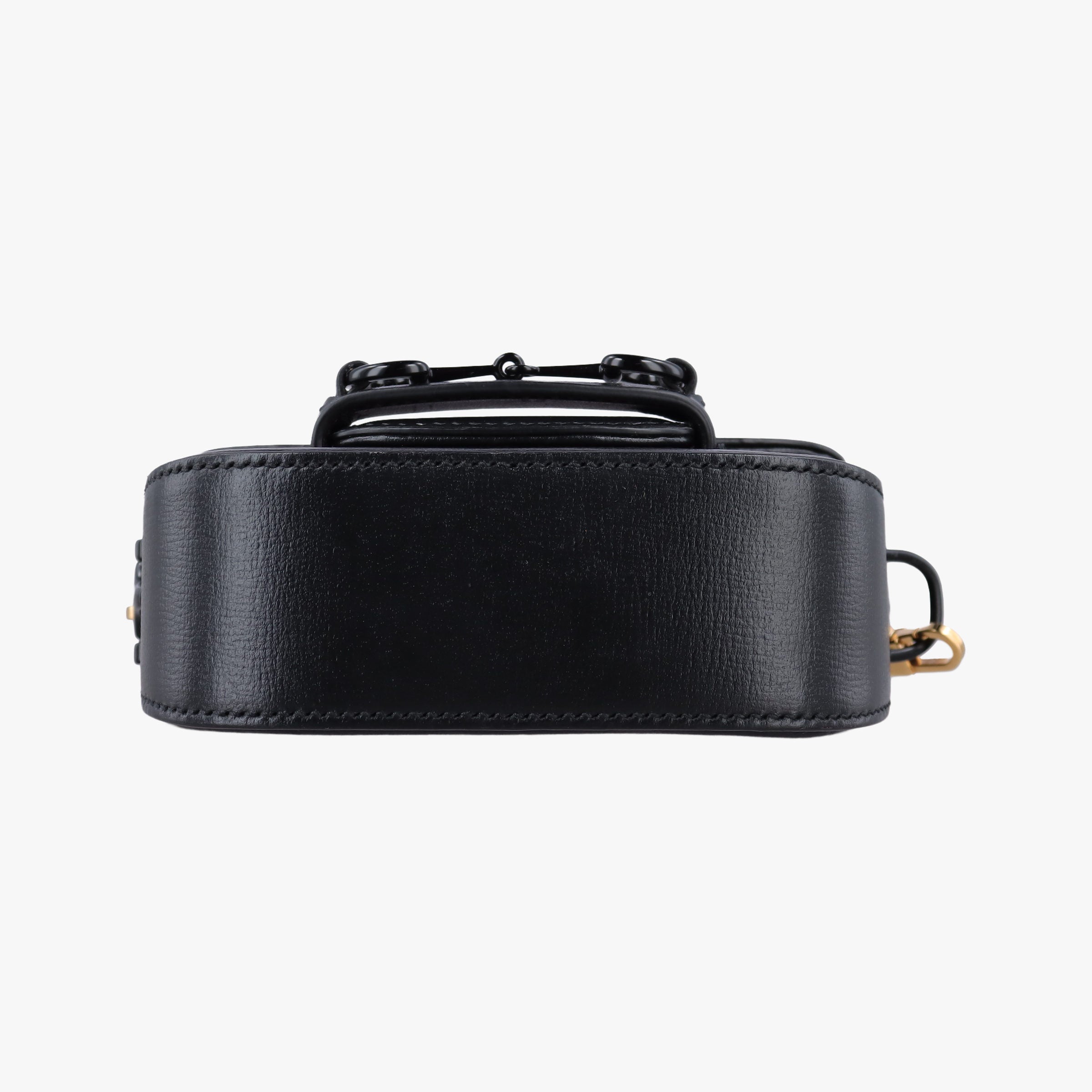 Pre-owned Gucci Horsebit Black Leather 726863 shoulderbag | stylenewstar