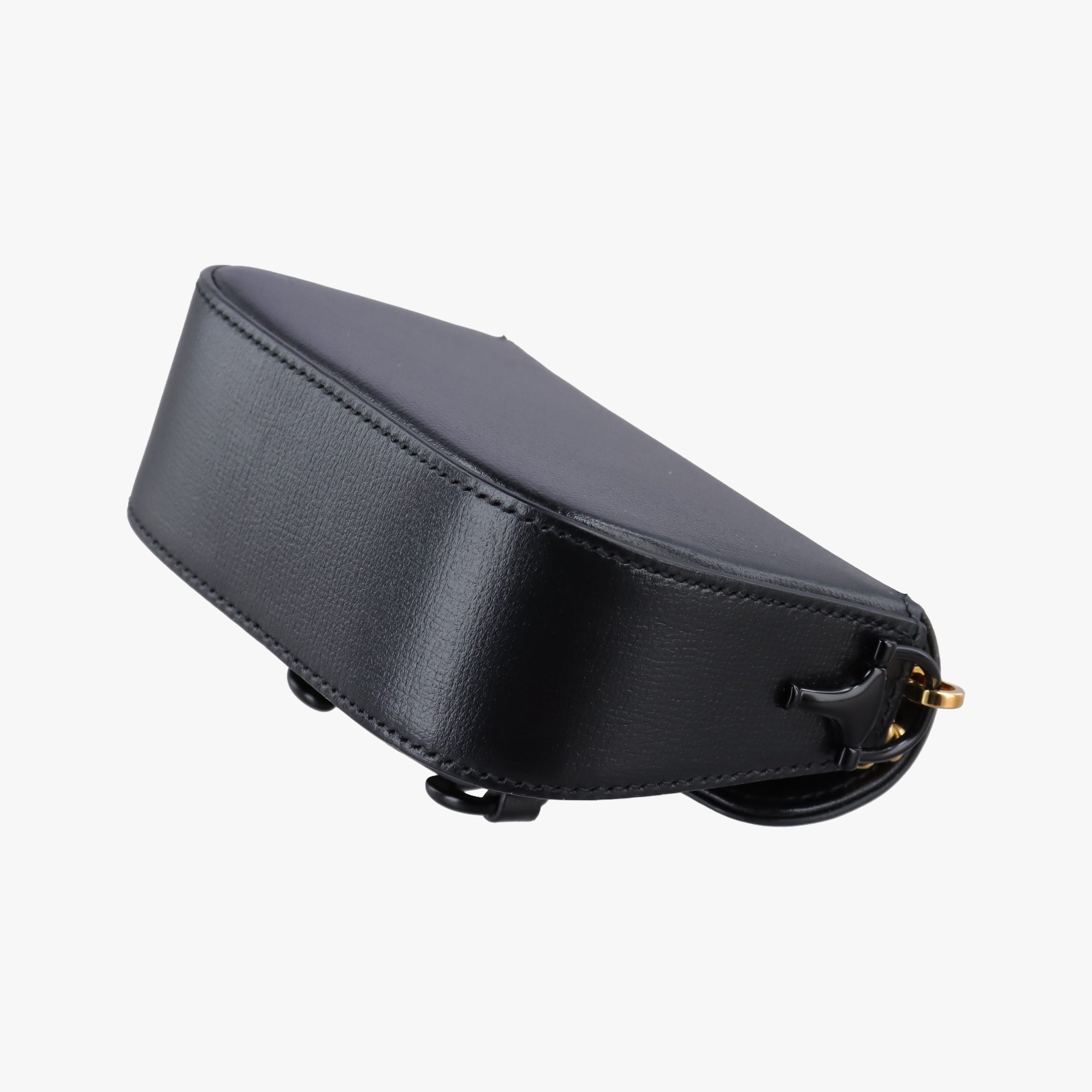 Pre-owned Gucci Horsebit Black Leather 726863 shoulderbag | stylenewstar