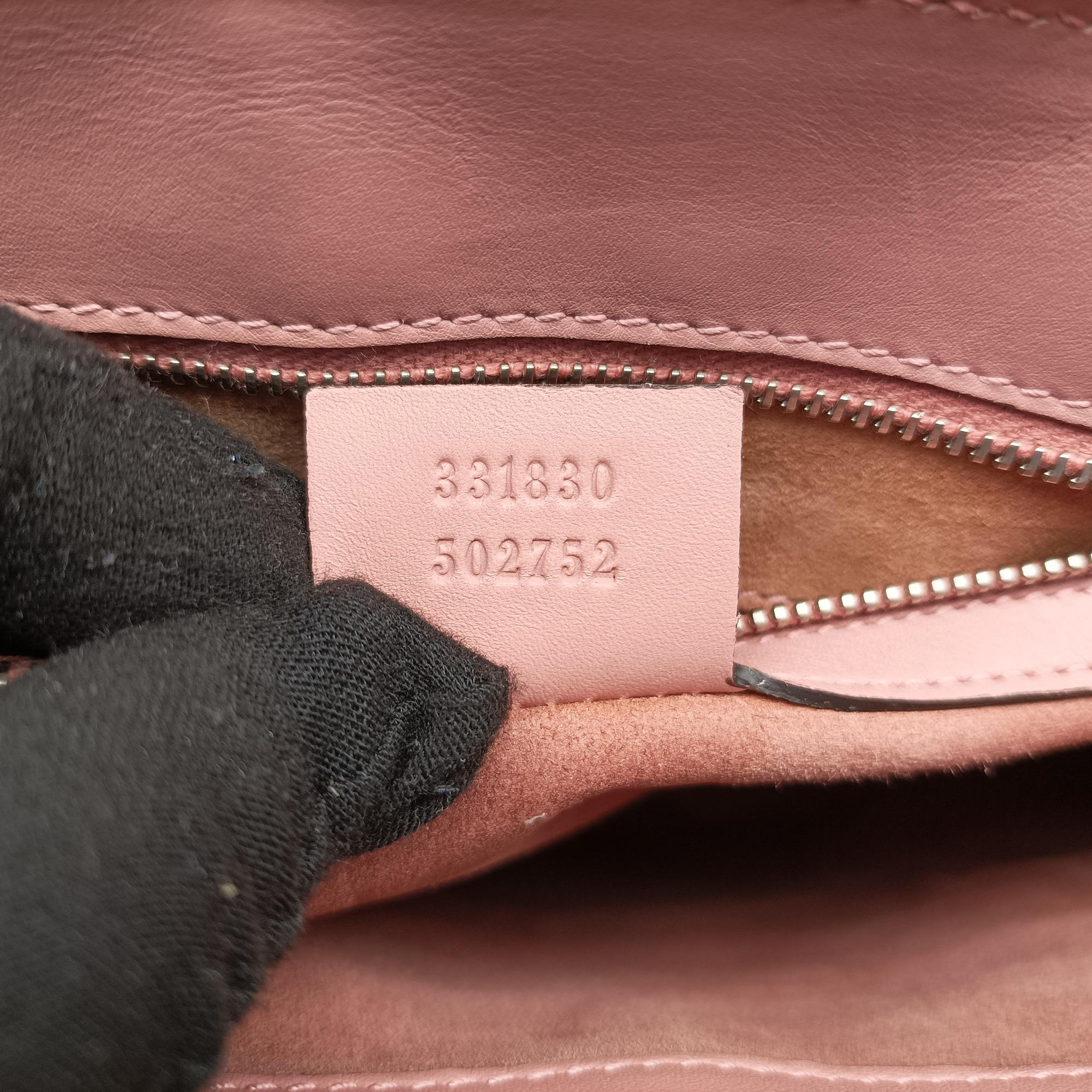 Secondhand Gucci Bamboo Pink Leather 331830 handbag | stylenewstar