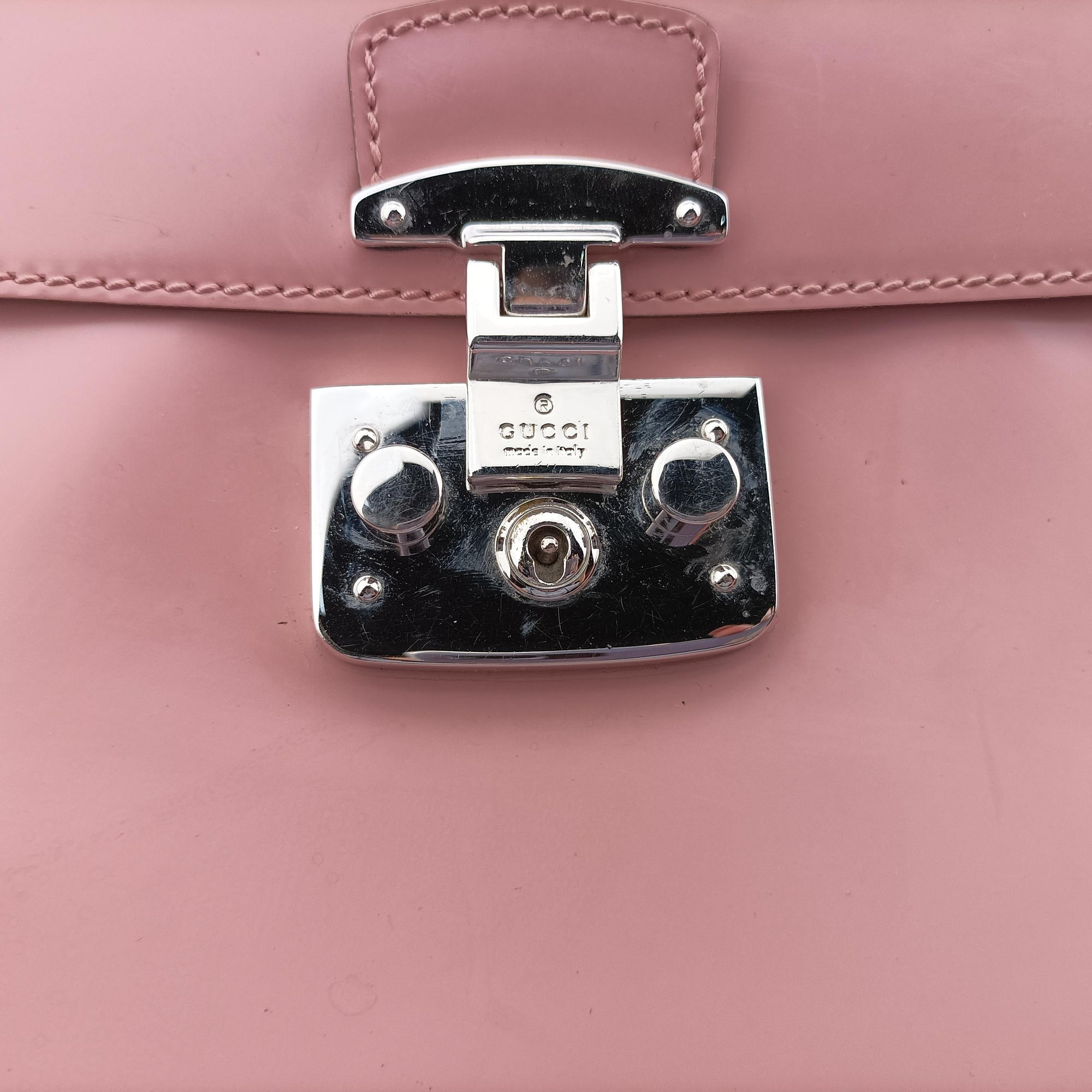 Secondhand Gucci Bamboo Pink Leather 331830 handbag | stylenewstar