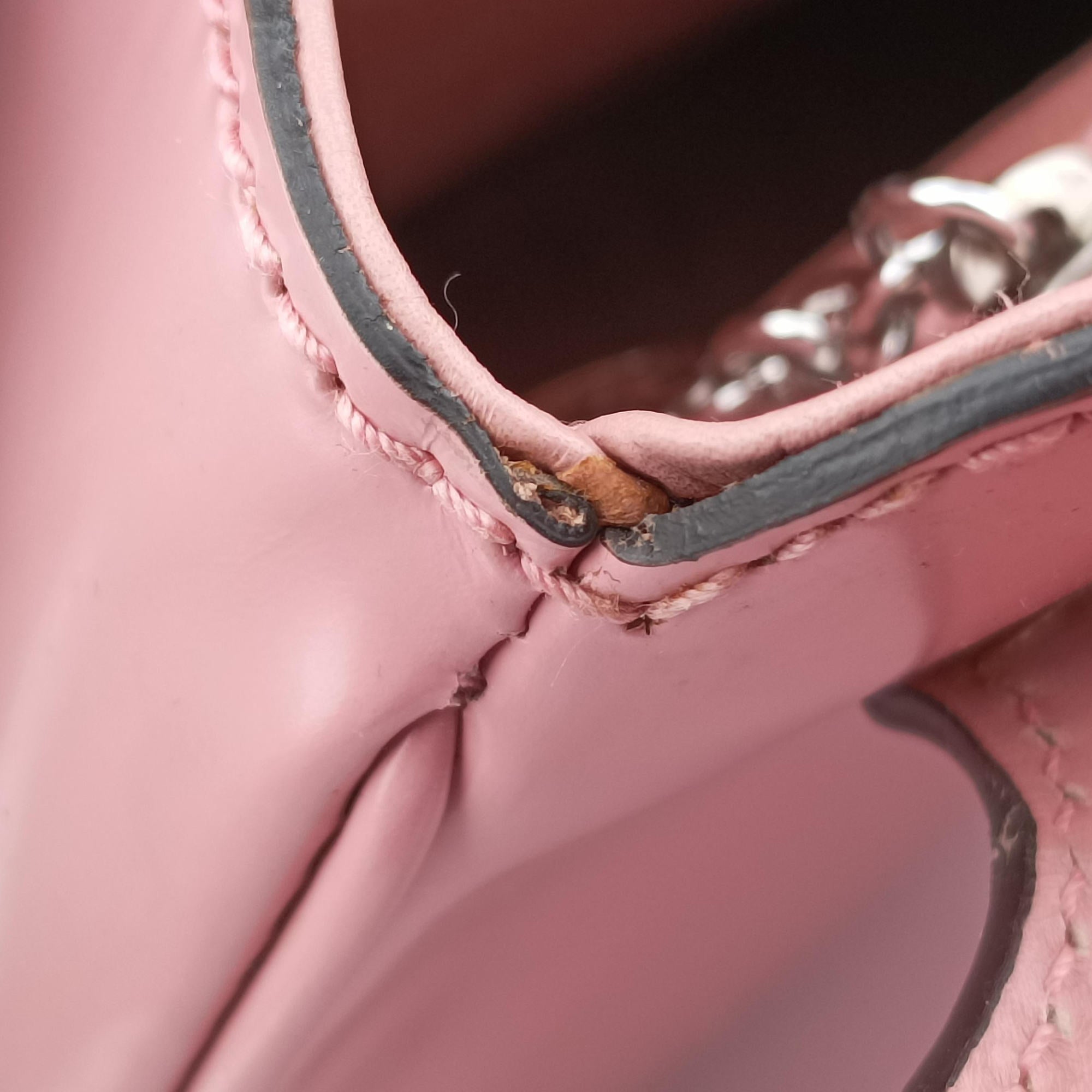 Secondhand Gucci Bamboo Pink Leather 331830 handbag | stylenewstar
