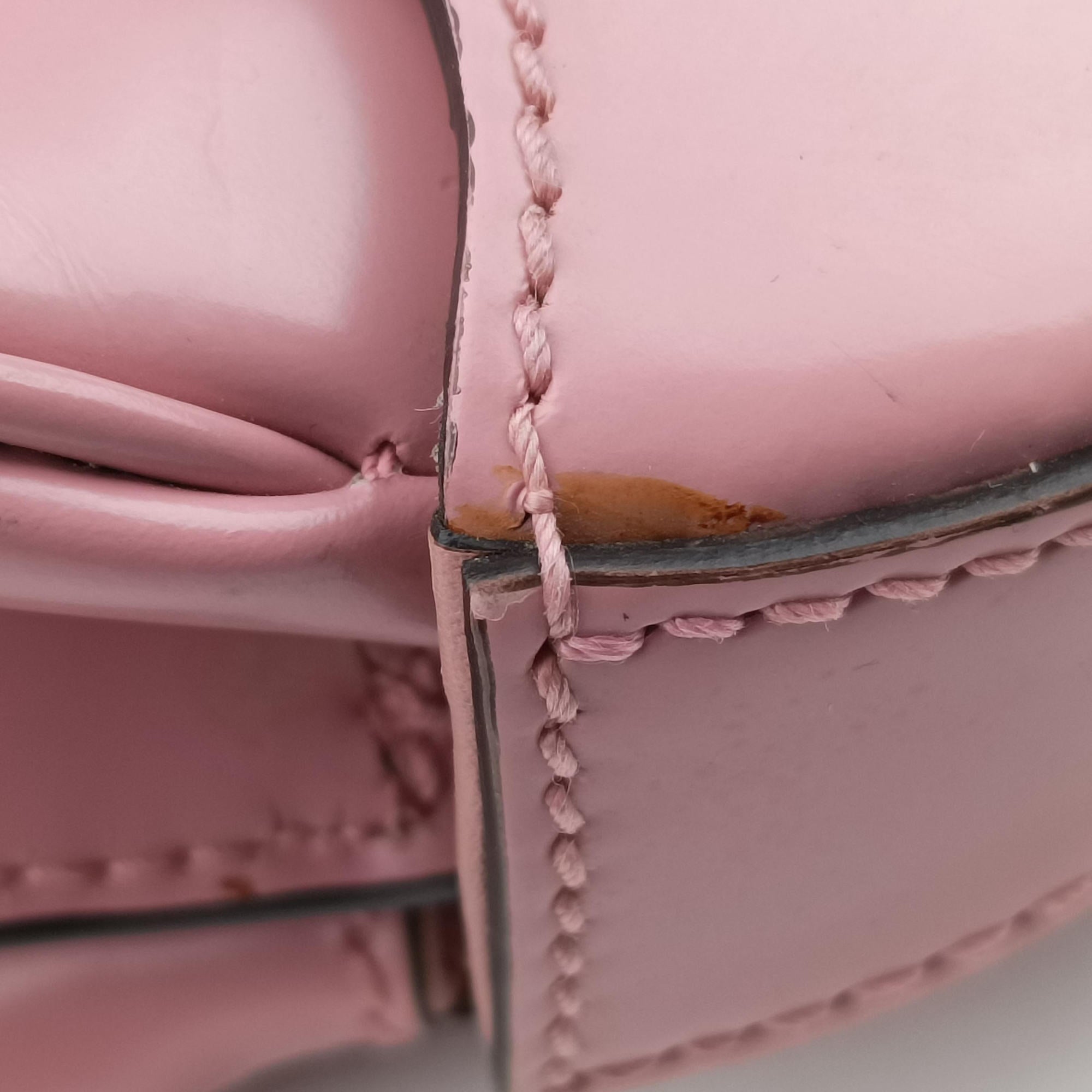 Secondhand Gucci Bamboo Pink Leather 331830 handbag | stylenewstar