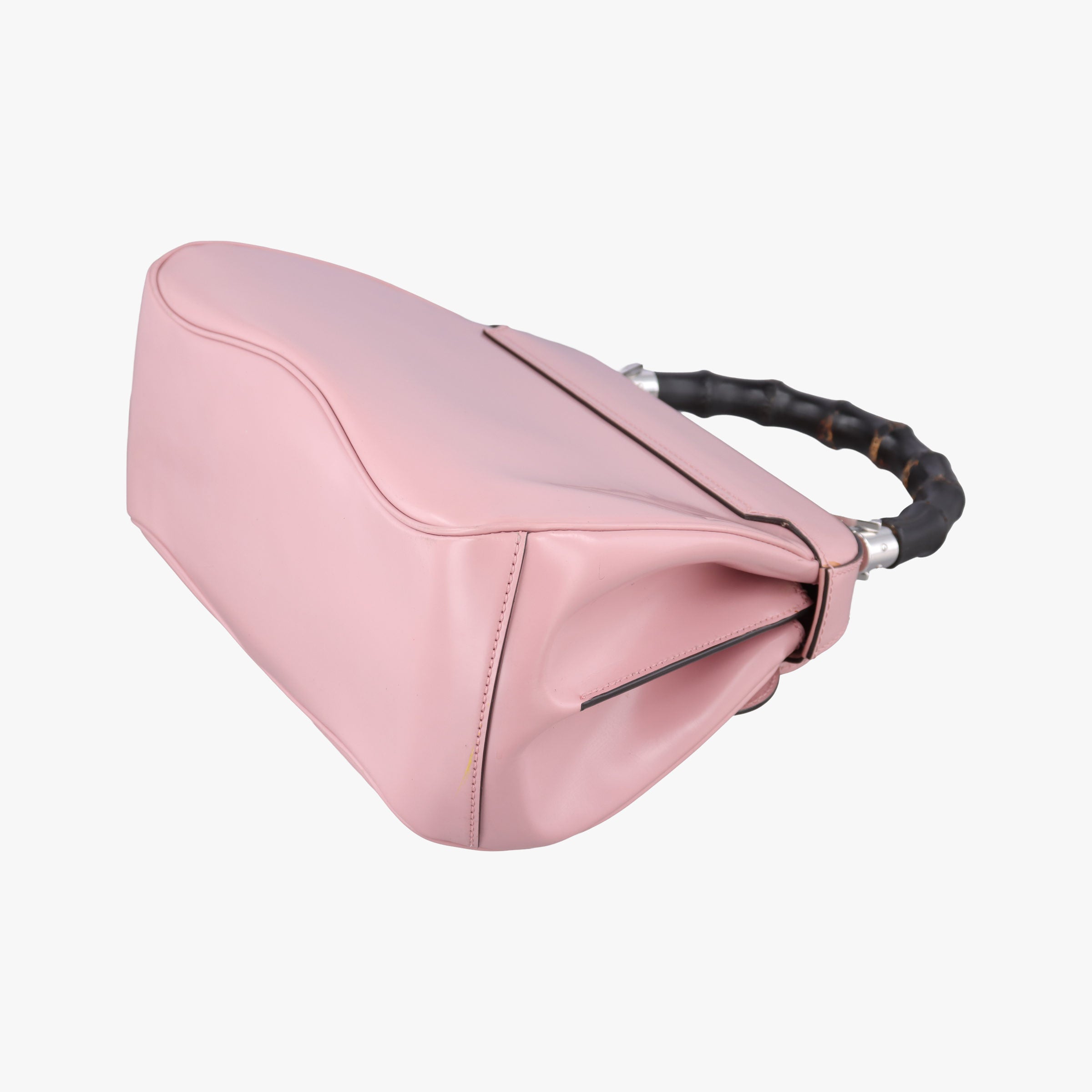 Secondhand Gucci Bamboo Pink Leather 331830 handbag | stylenewstar