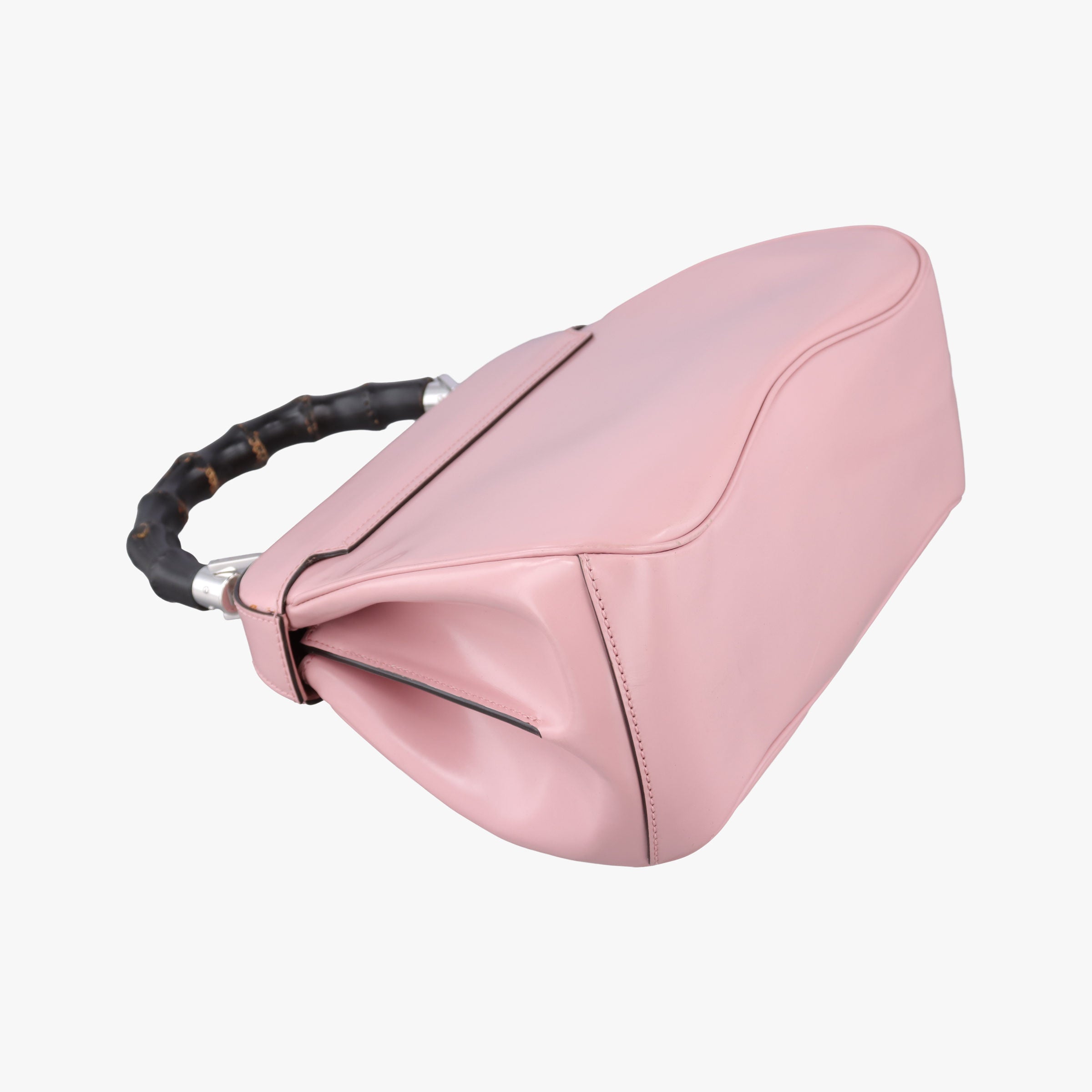 Secondhand Gucci Bamboo Pink Leather 331830 handbag | stylenewstar