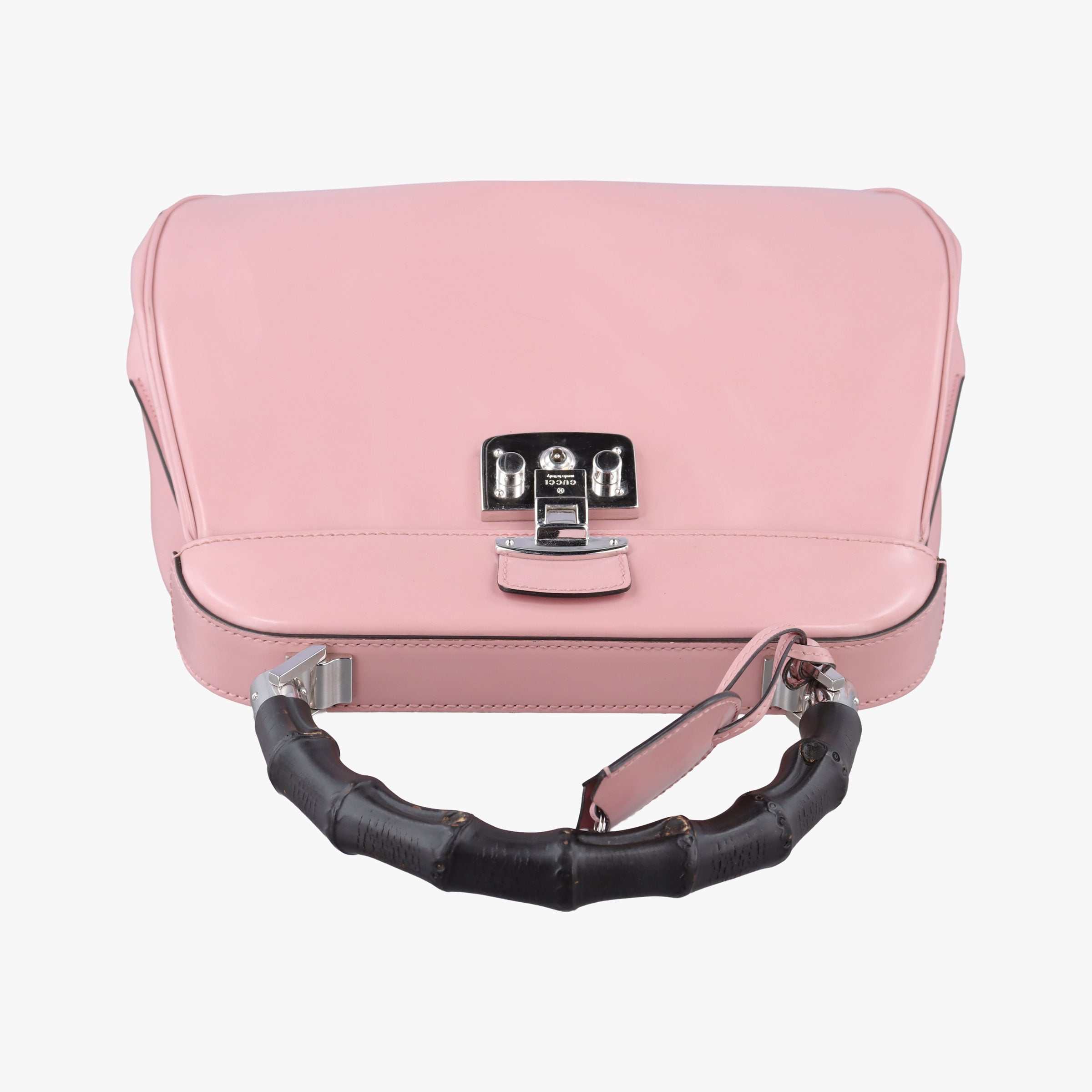 Secondhand Gucci Bamboo Pink Leather 331830 handbag | stylenewstar