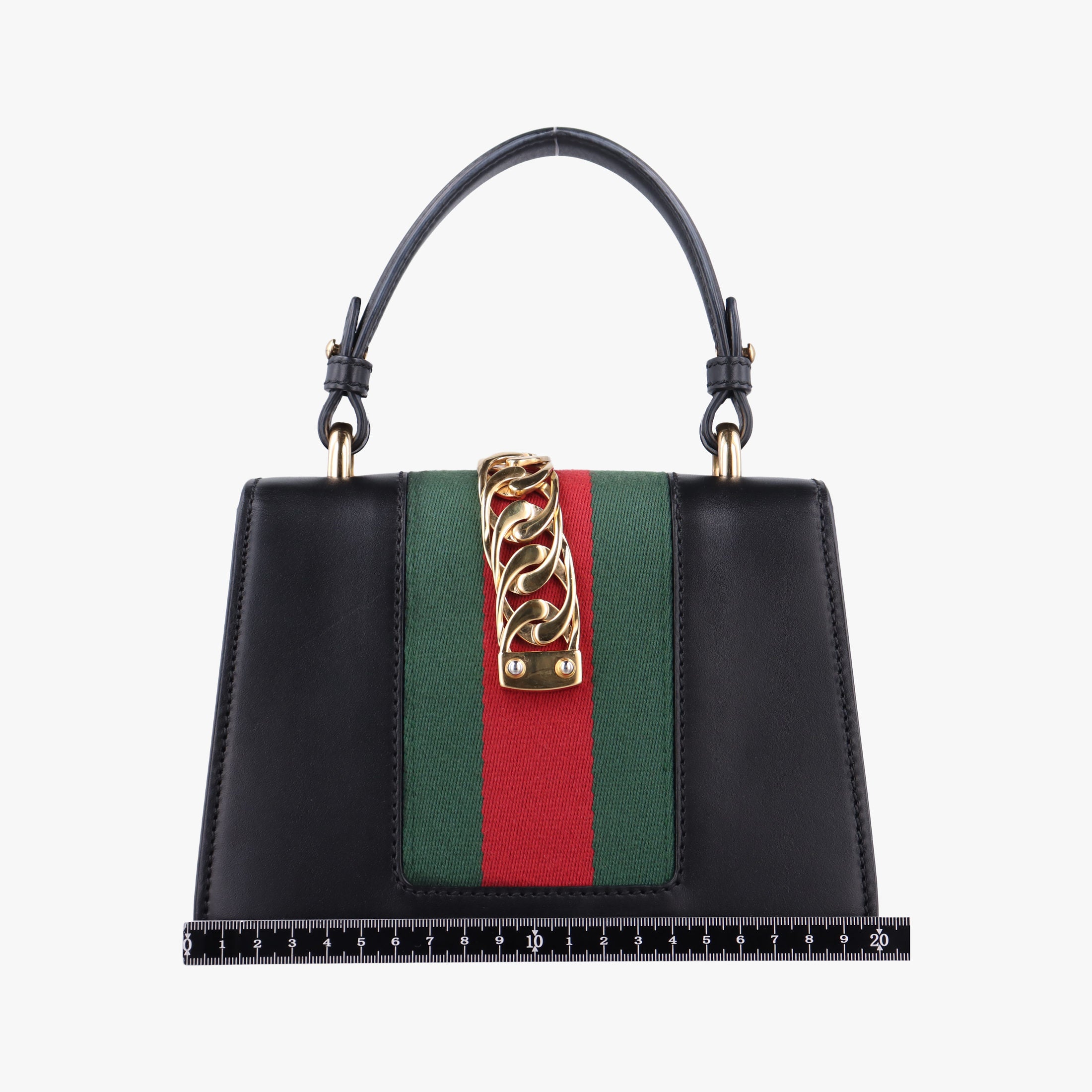 Vintage Gucci Sylvie Black Leather 470270 shoulderbag | stylenewstar