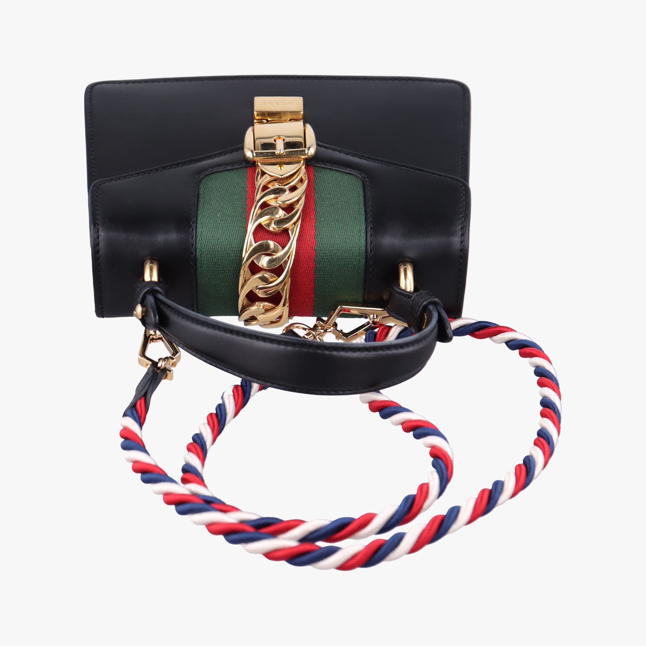 Vintage Gucci Sylvie Black Leather 470270 shoulderbag | stylenewstar