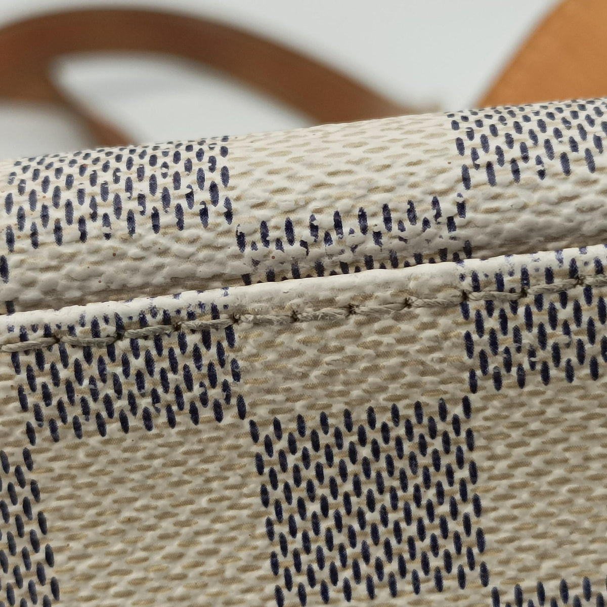 Secondhand Louis Vuitton HAMPSTEAD MM AZUR Damier Canvas N51206 shoulderbag | stylenewstar