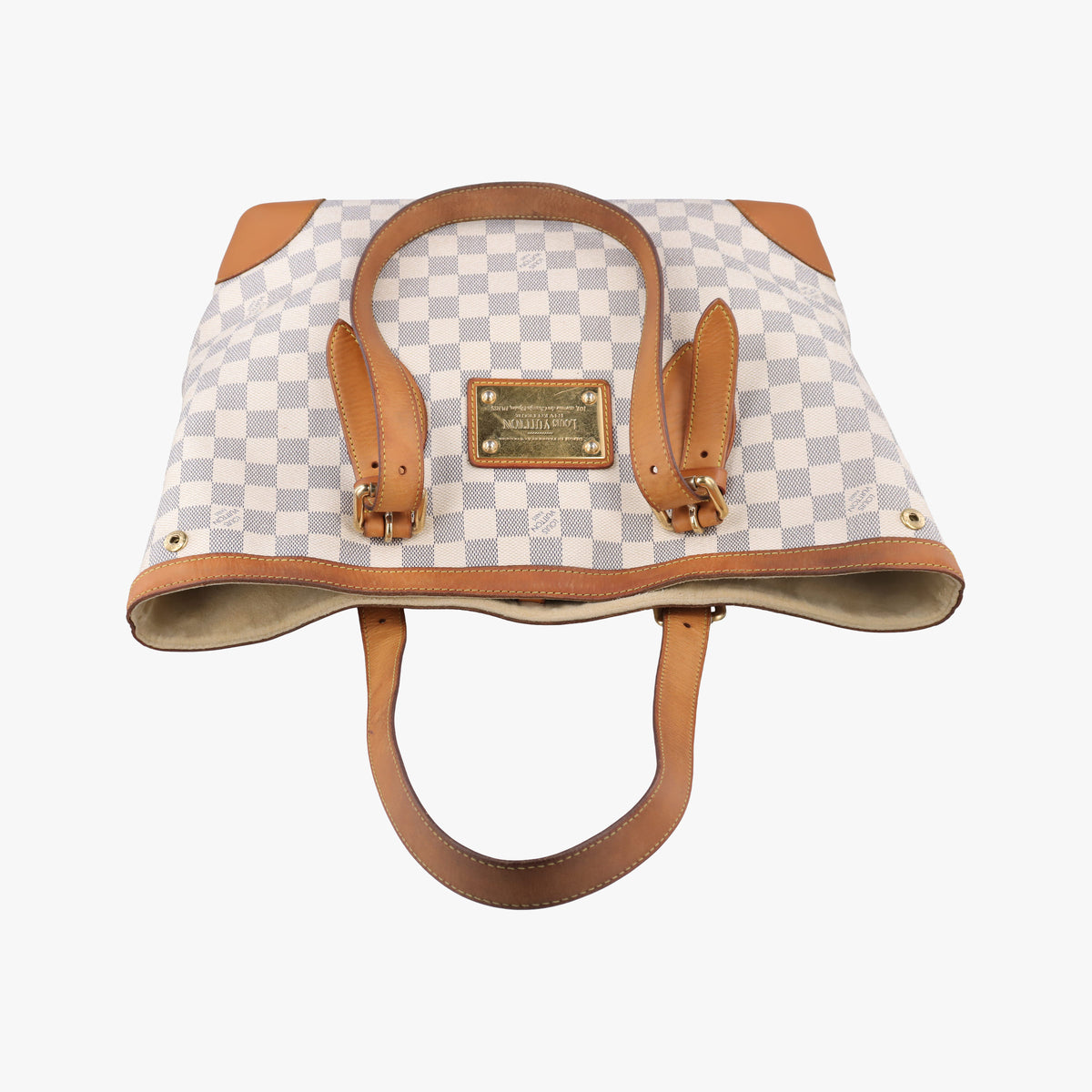 Secondhand Louis Vuitton HAMPSTEAD MM AZUR Damier Canvas N51206 shoulderbag | stylenewstar