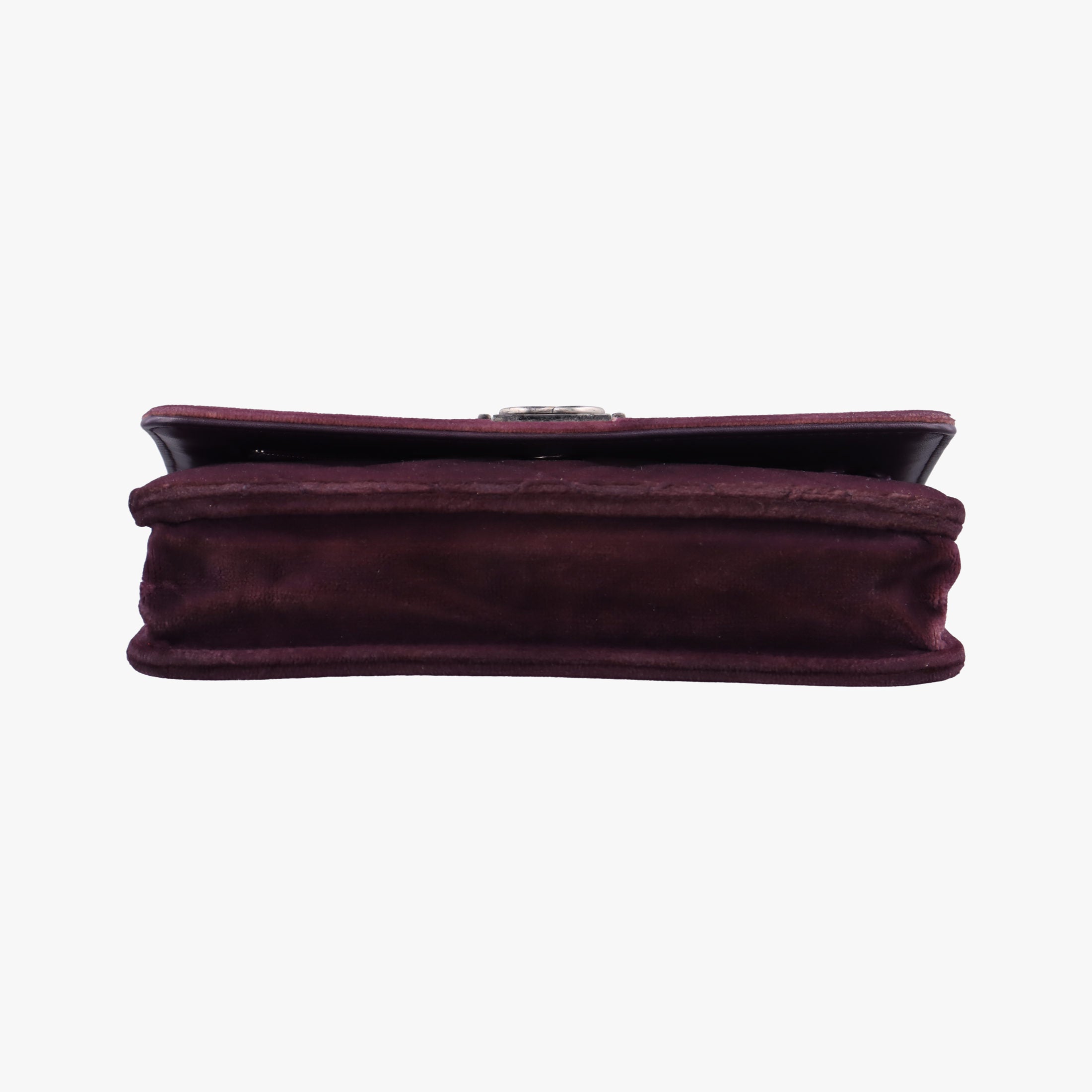Secondhand Chanel BOY CHANEL Chain Wallet Purple velour A68911 shoulderbag | stylenewstar
