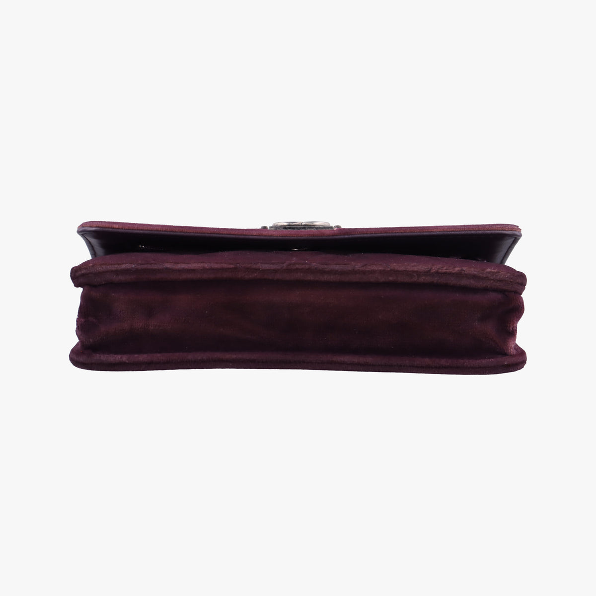 Secondhand Chanel BOY CHANEL Chain Wallet Purple velour A68911 shoulderbag | stylenewstar