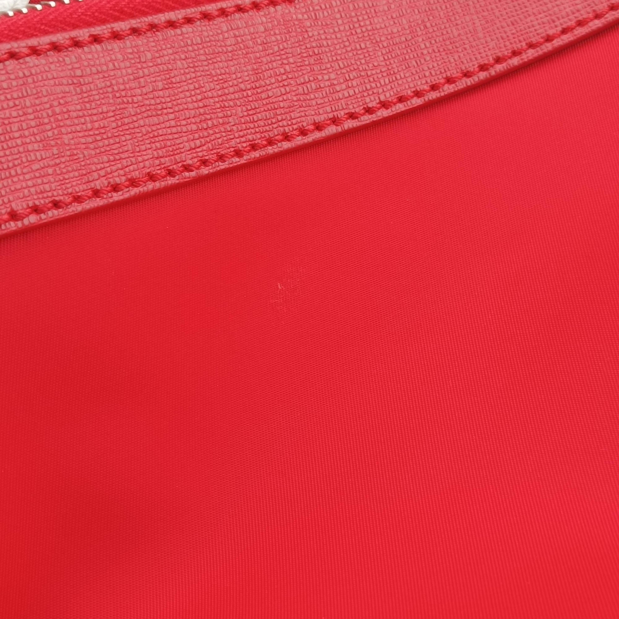 Pre-owned Fendi monster bag bugs Red x Black Nylon×leather 7VZ012 backpack/rucksack | stylenewstar