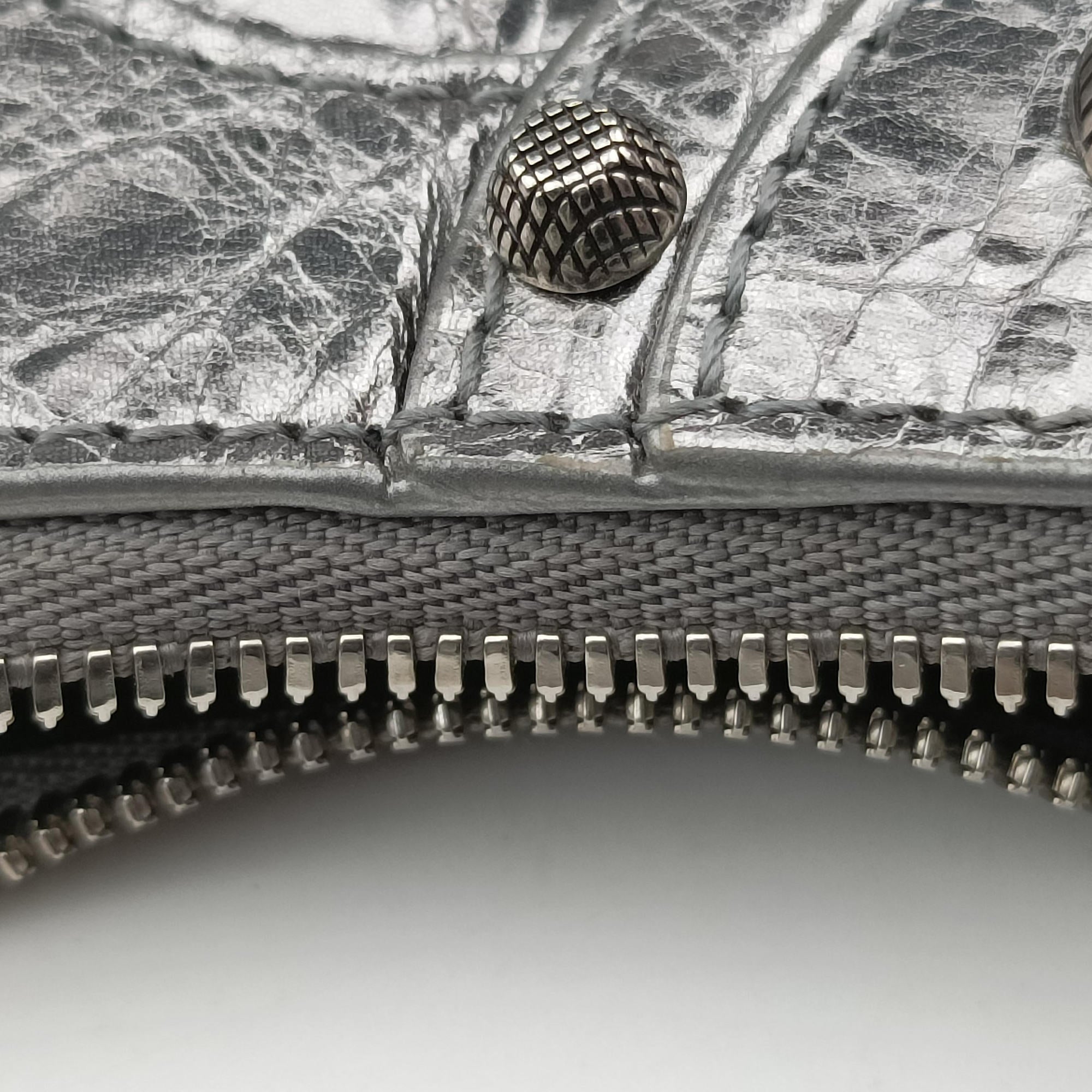 Secondhand Balenciaga Le Cagole mini Silver lambskin  shoulderbag | stylenewstar