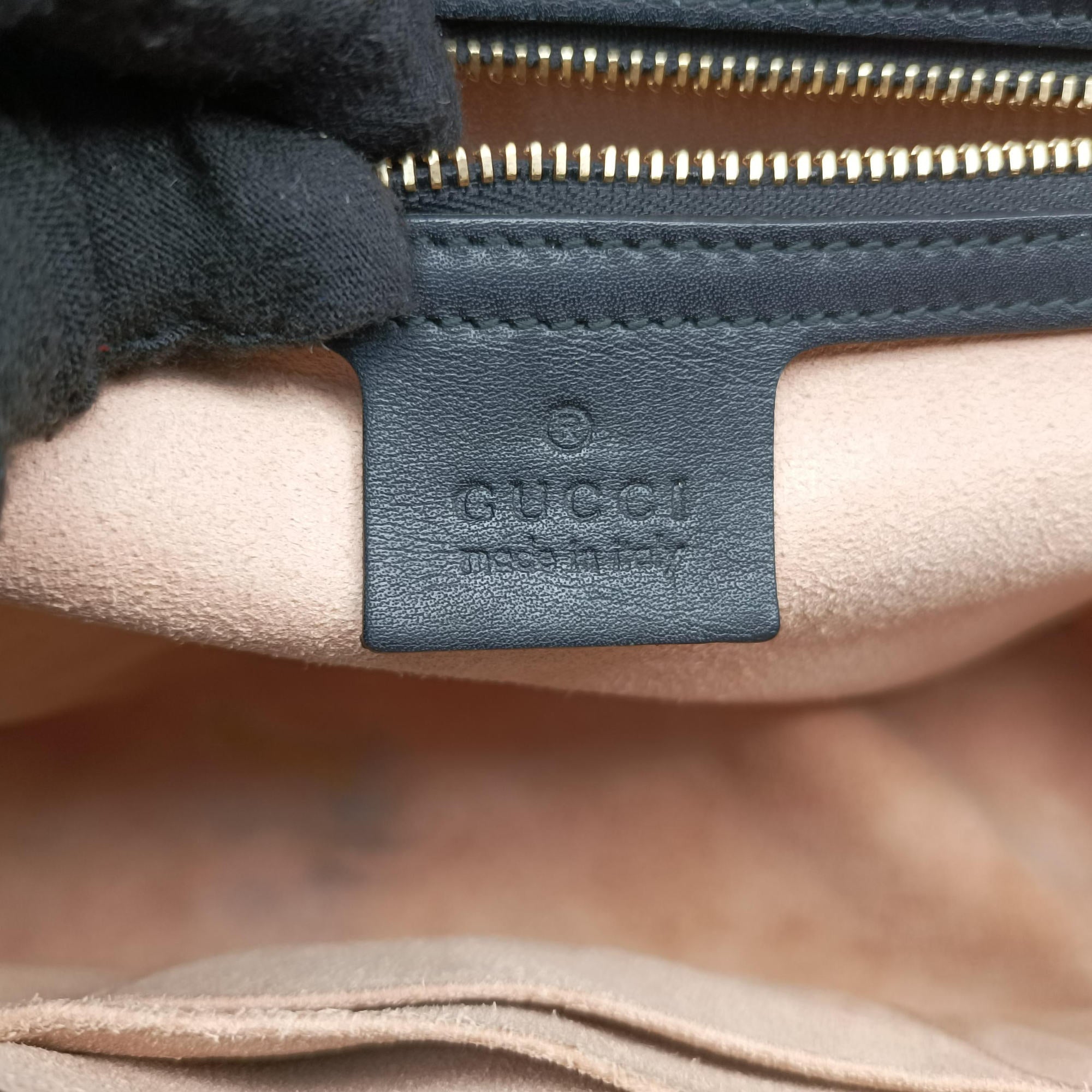 Pre-owned Gucci Padlock Beige x Black PVC coated canvas x Leather 409486 shoulderbag | stylenewstar