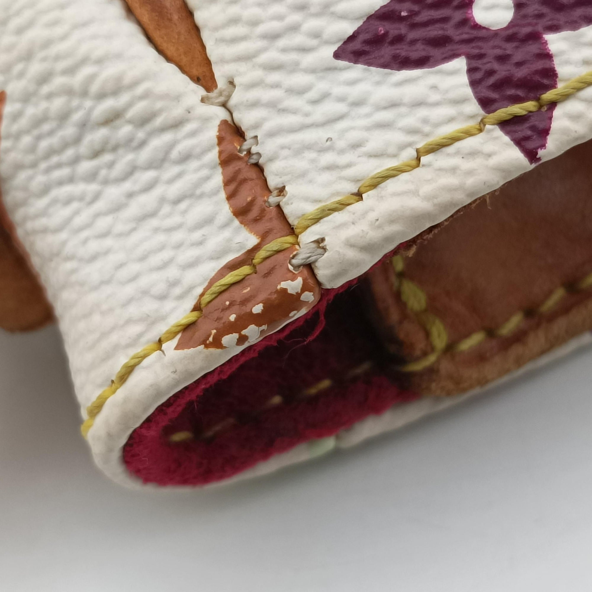 Pre-owned Louis Vuitton LODGE PM white Monogram Multicolor M40053 shoulderbag | stylenewstar