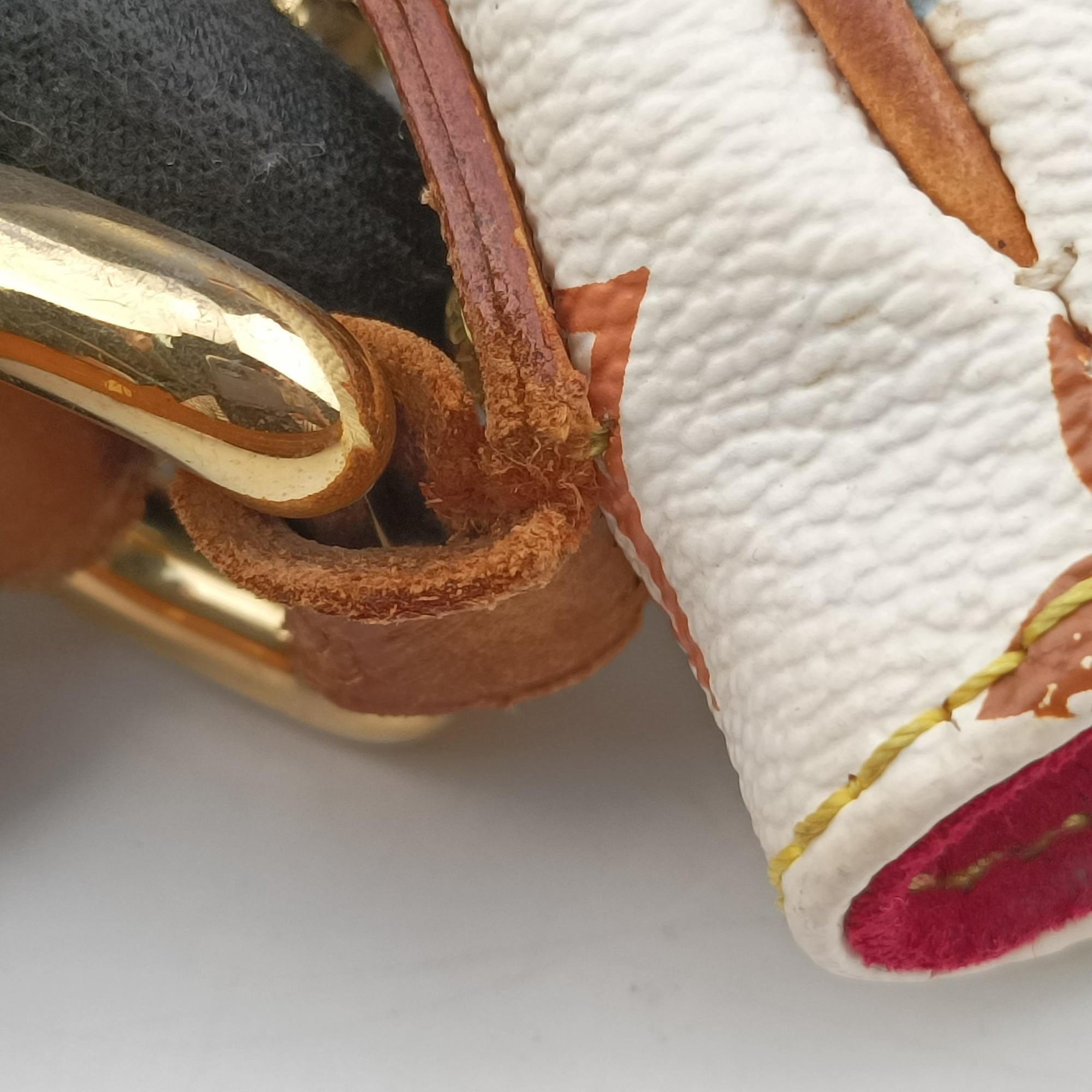 Pre-owned Louis Vuitton LODGE PM white Monogram Multicolor M40053 shoulderbag | stylenewstar