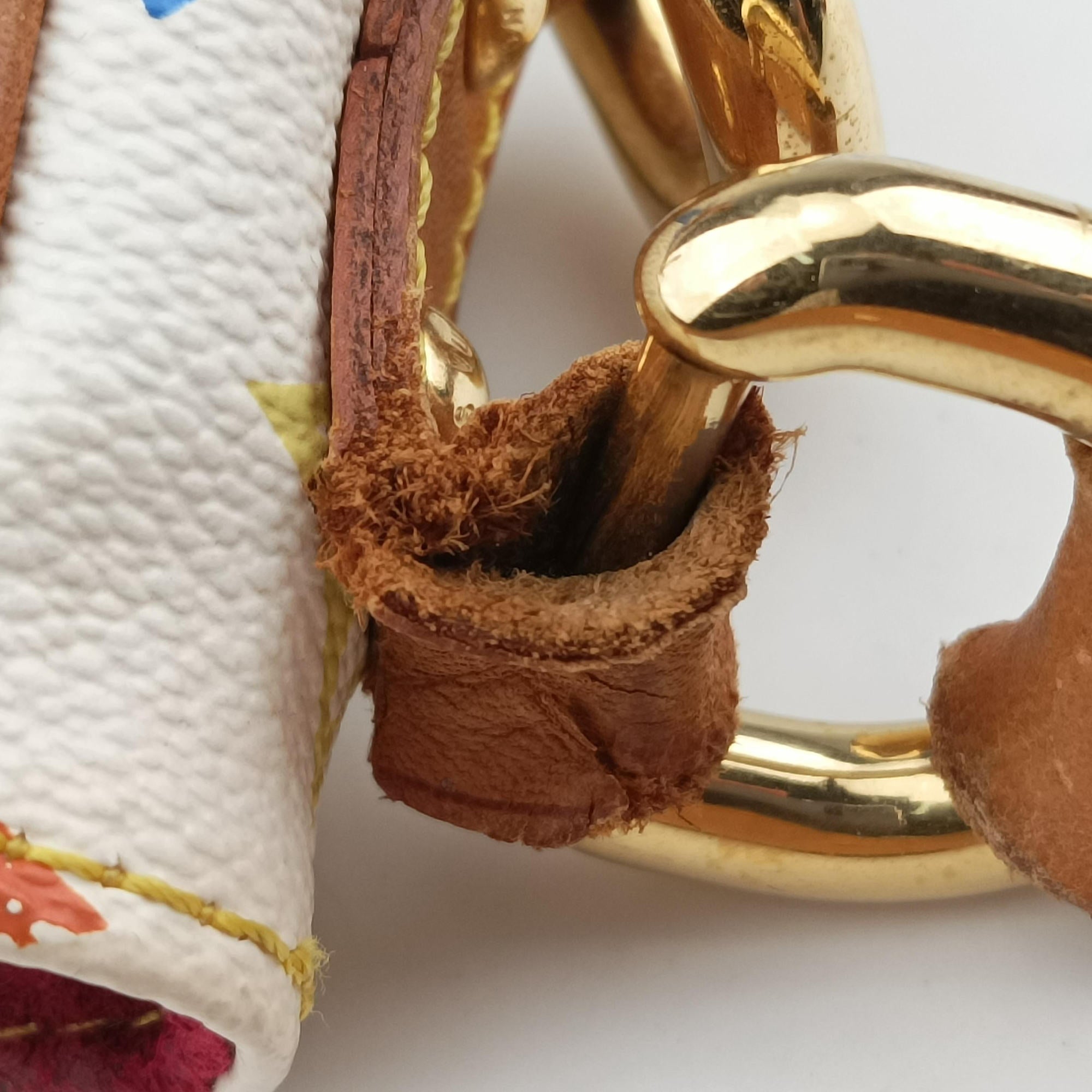 Pre-owned Louis Vuitton LODGE PM white Monogram Multicolor M40053 shoulderbag | stylenewstar