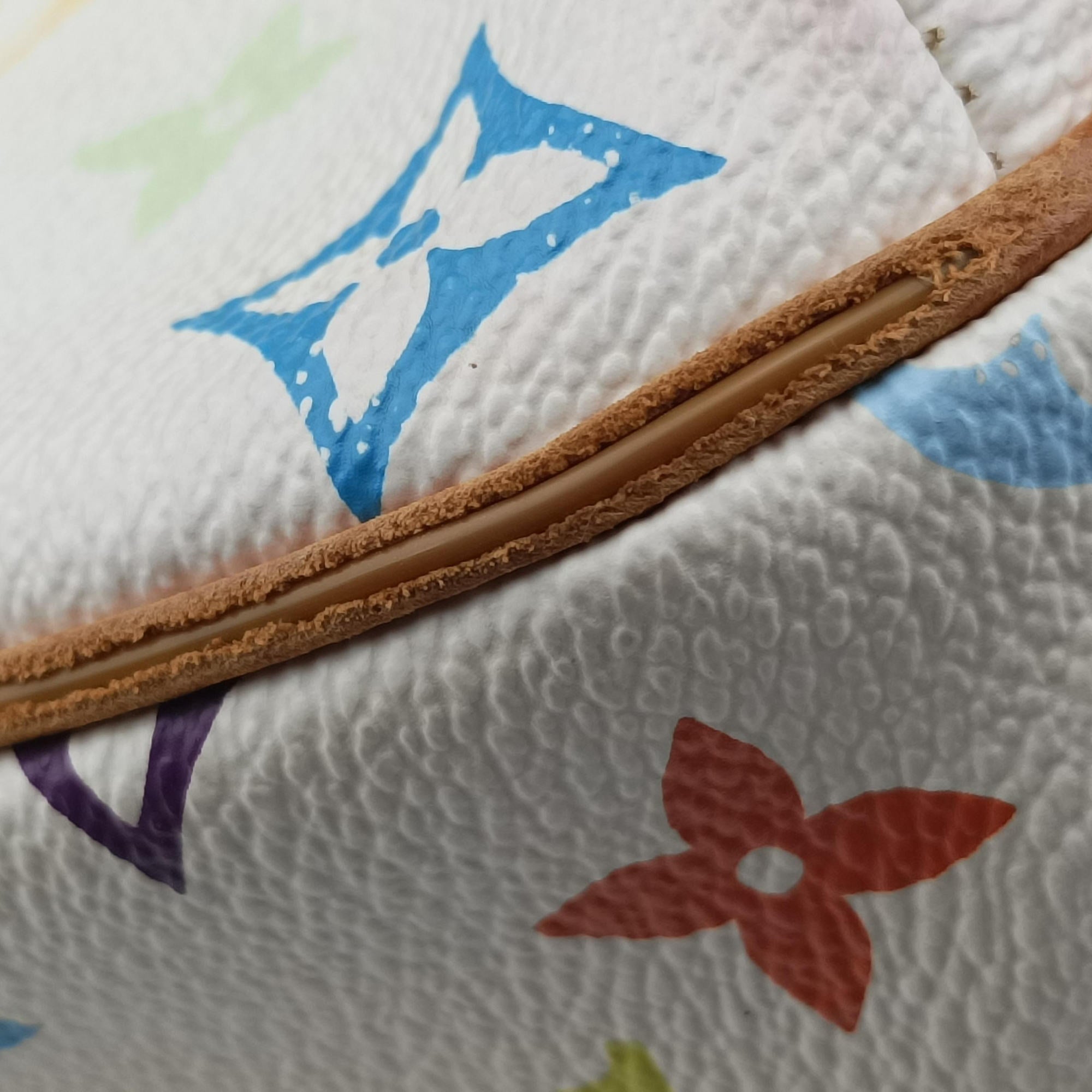 Pre-owned Louis Vuitton LODGE PM white Monogram Multicolor M40053 shoulderbag | stylenewstar