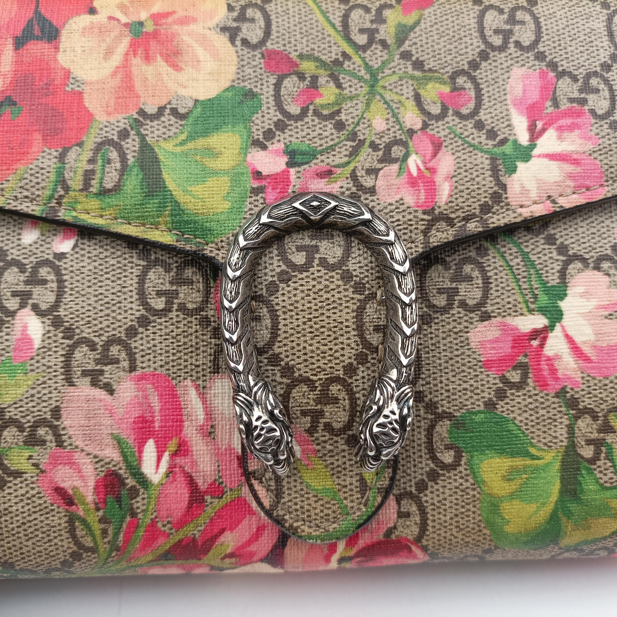 Pre-owned Gucci Dionysus Multicolour PVC coated canvas 401231 shoulderbag | stylenewstar