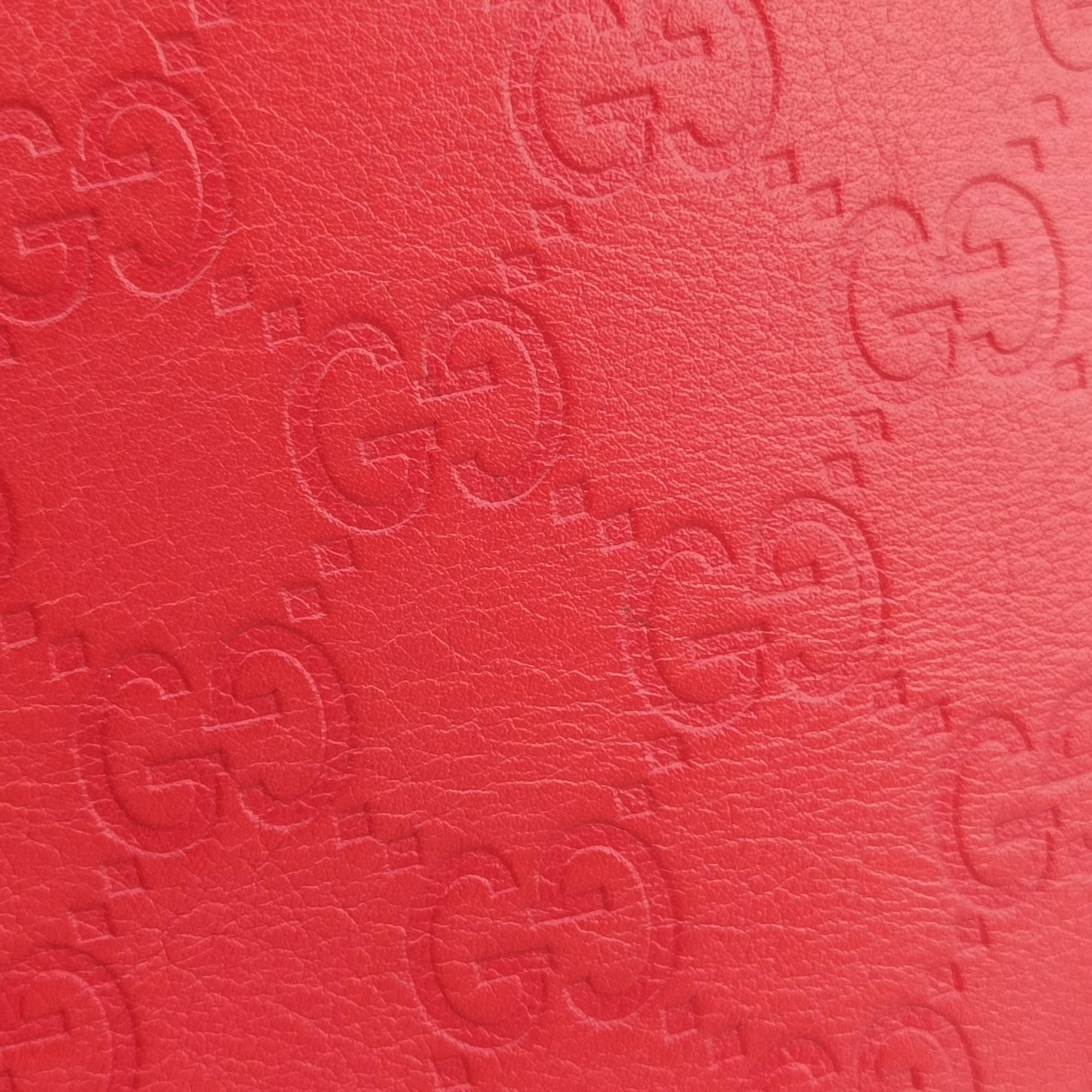 Secondhand Gucci Microguccissima dome Red Leather 420023 shoulderbag | stylenewstar