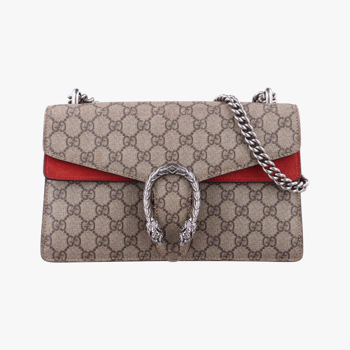 Vintage Gucci Dionysus Beige x Red PVC coated canvas×suede 400249 shoulderbag | stylenewstar