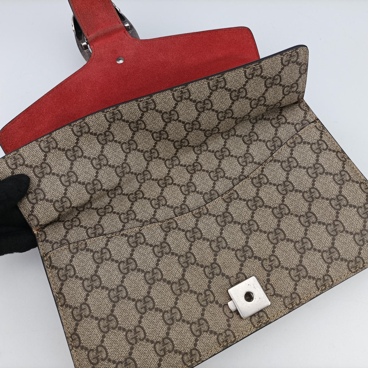 Vintage Gucci Dionysus Beige x Red PVC coated canvas×suede 400249 shoulderbag | stylenewstar