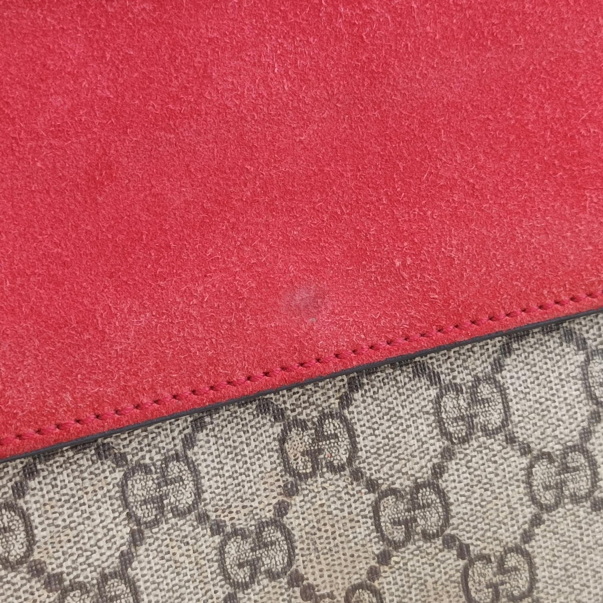 Vintage Gucci Dionysus Beige x Red PVC coated canvas×suede 400249 shoulderbag | stylenewstar