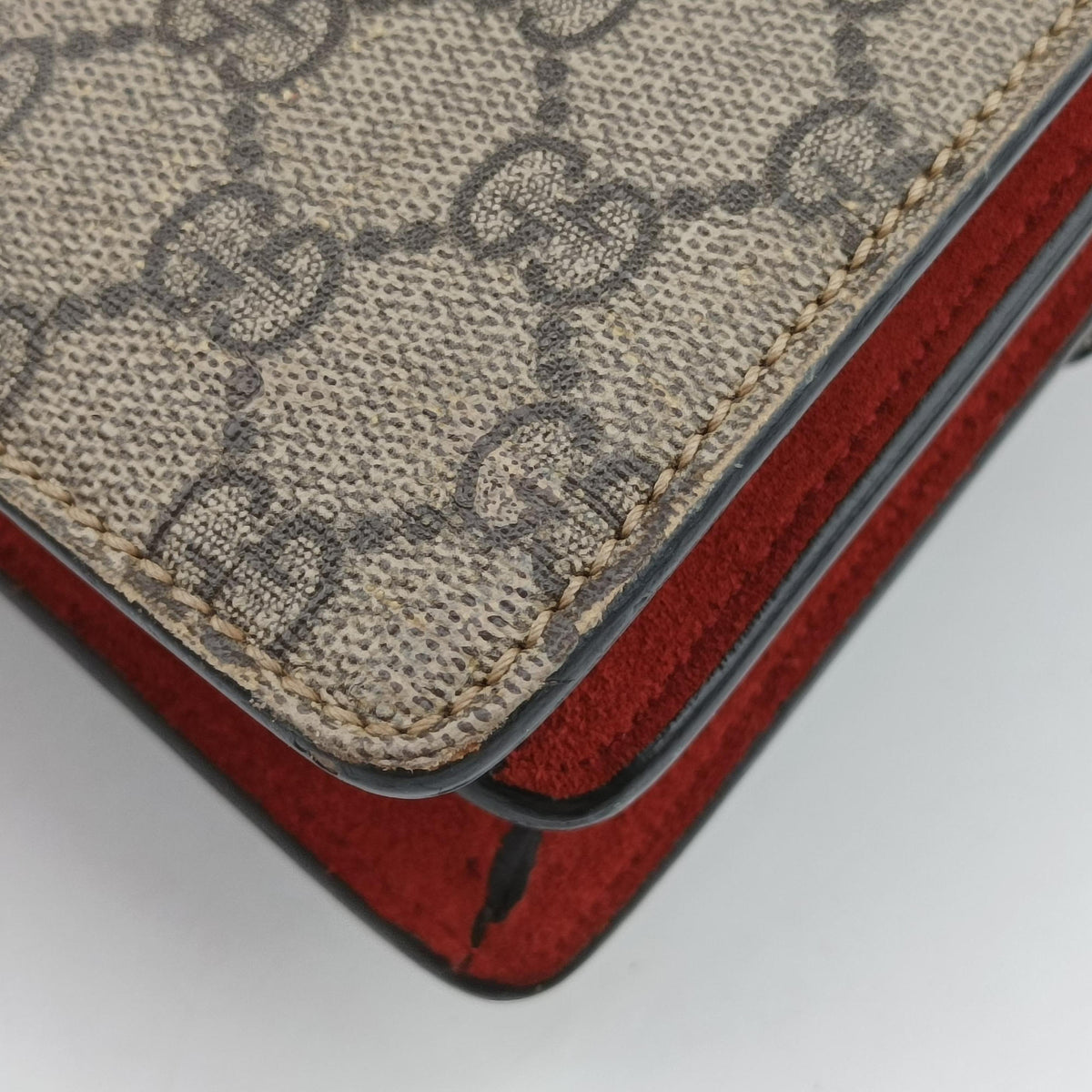Vintage Gucci Dionysus Beige x Red PVC coated canvas×suede 400249 shoulderbag | stylenewstar