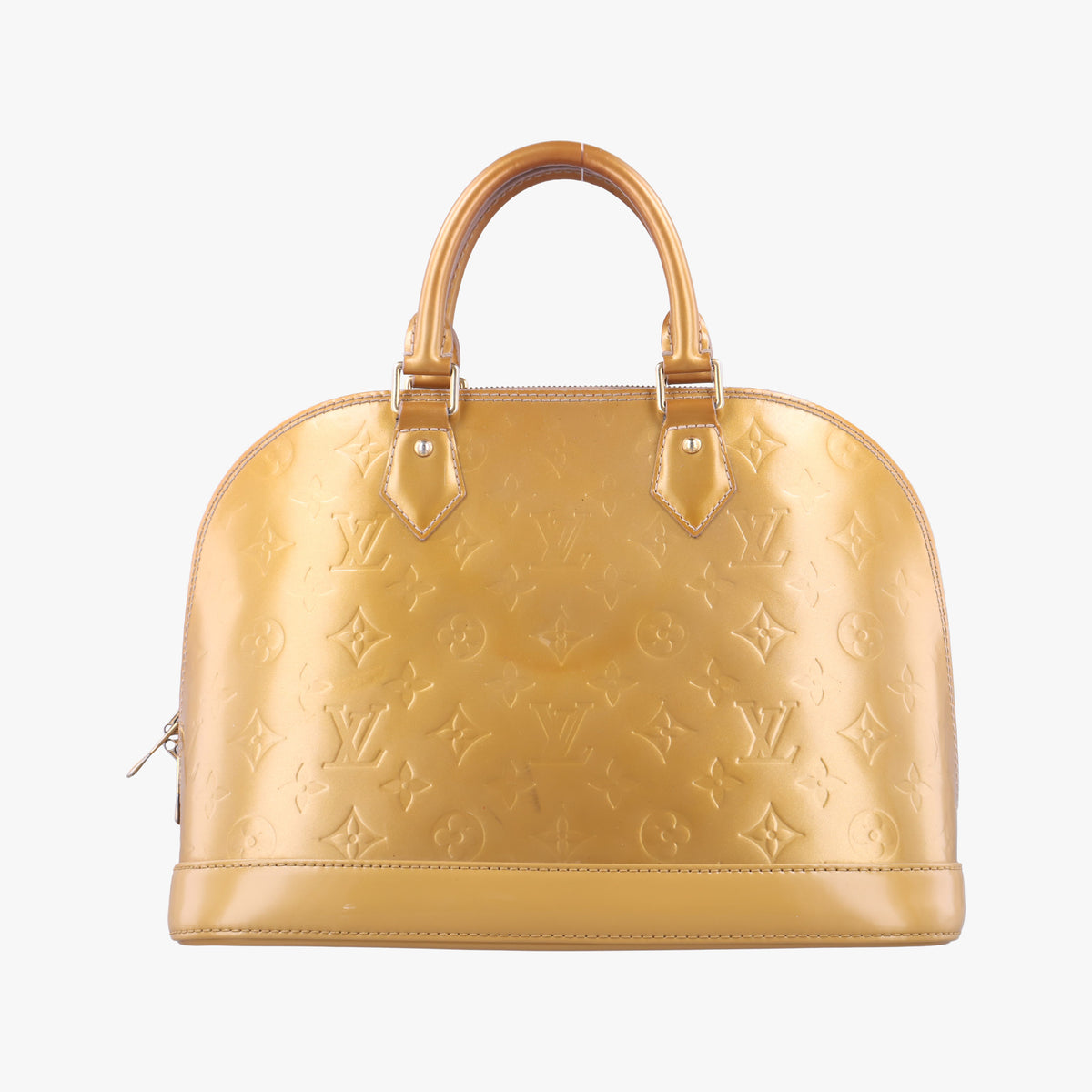 Pre-owned Louis Vuitton Alma PM CITRINE Vernis M90101 handbag | stylenewstar