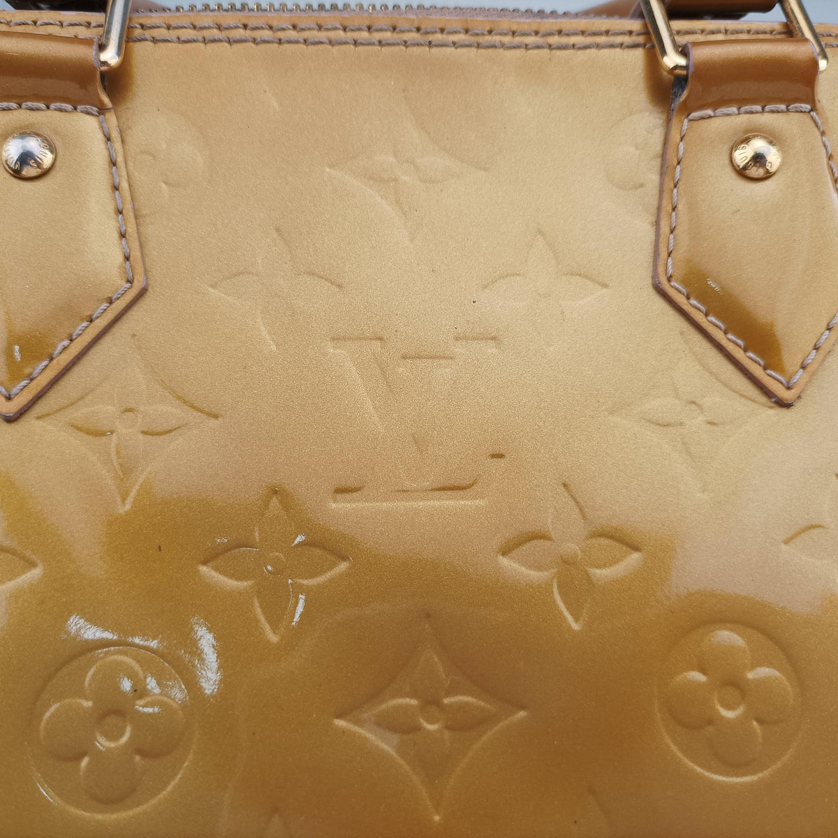 Pre-owned Louis Vuitton Alma PM CITRINE Vernis M90101 handbag | stylenewstar