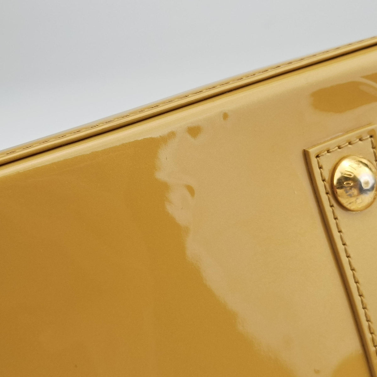 Pre-owned Louis Vuitton Alma PM CITRINE Vernis M90101 handbag | stylenewstar