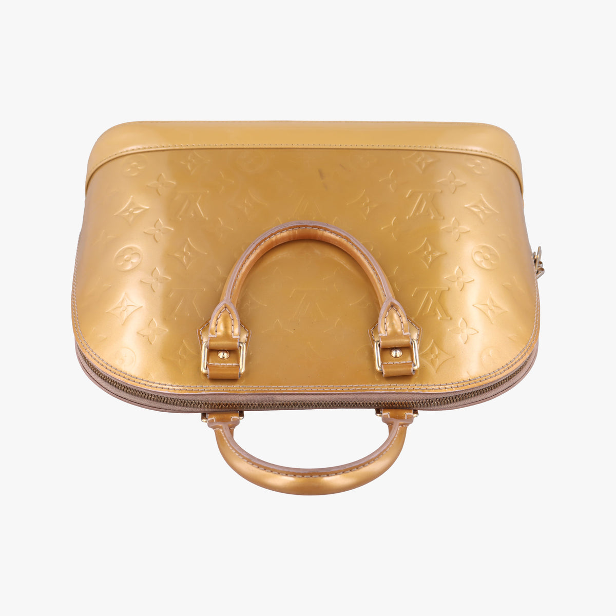 Pre-owned Louis Vuitton Alma PM CITRINE Vernis M90101 handbag | stylenewstar