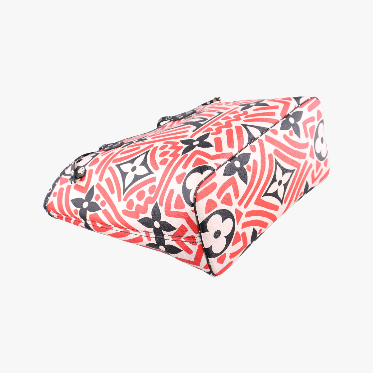 Pre-owned Louis Vuitton Neverfull MM CREME ROUGE Monogram Giant M56583 shoulderbag | stylenewstar