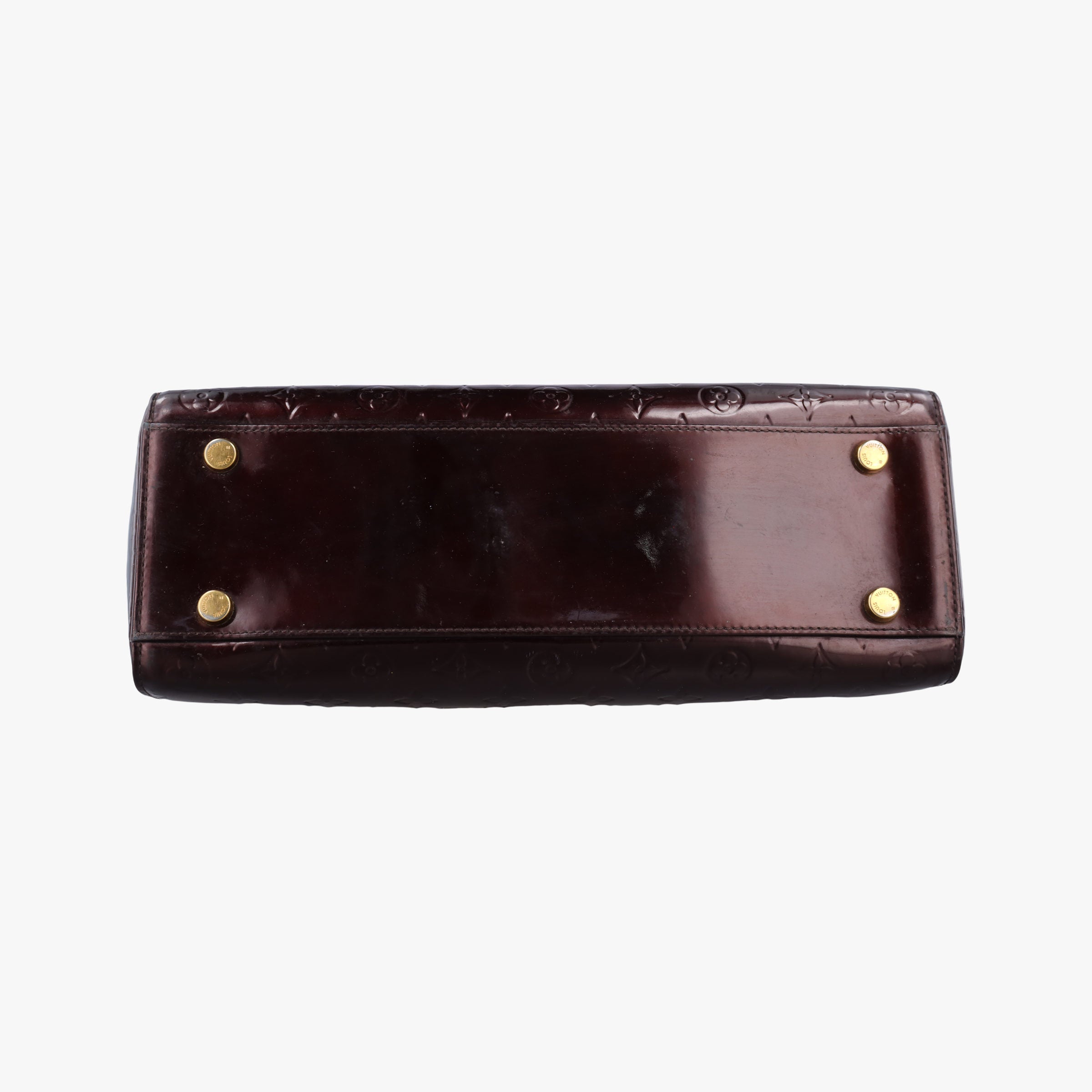 Pre-owned Louis Vuitton Brea MM AMARANTE Vernis M91619 handbag | stylenewstar
