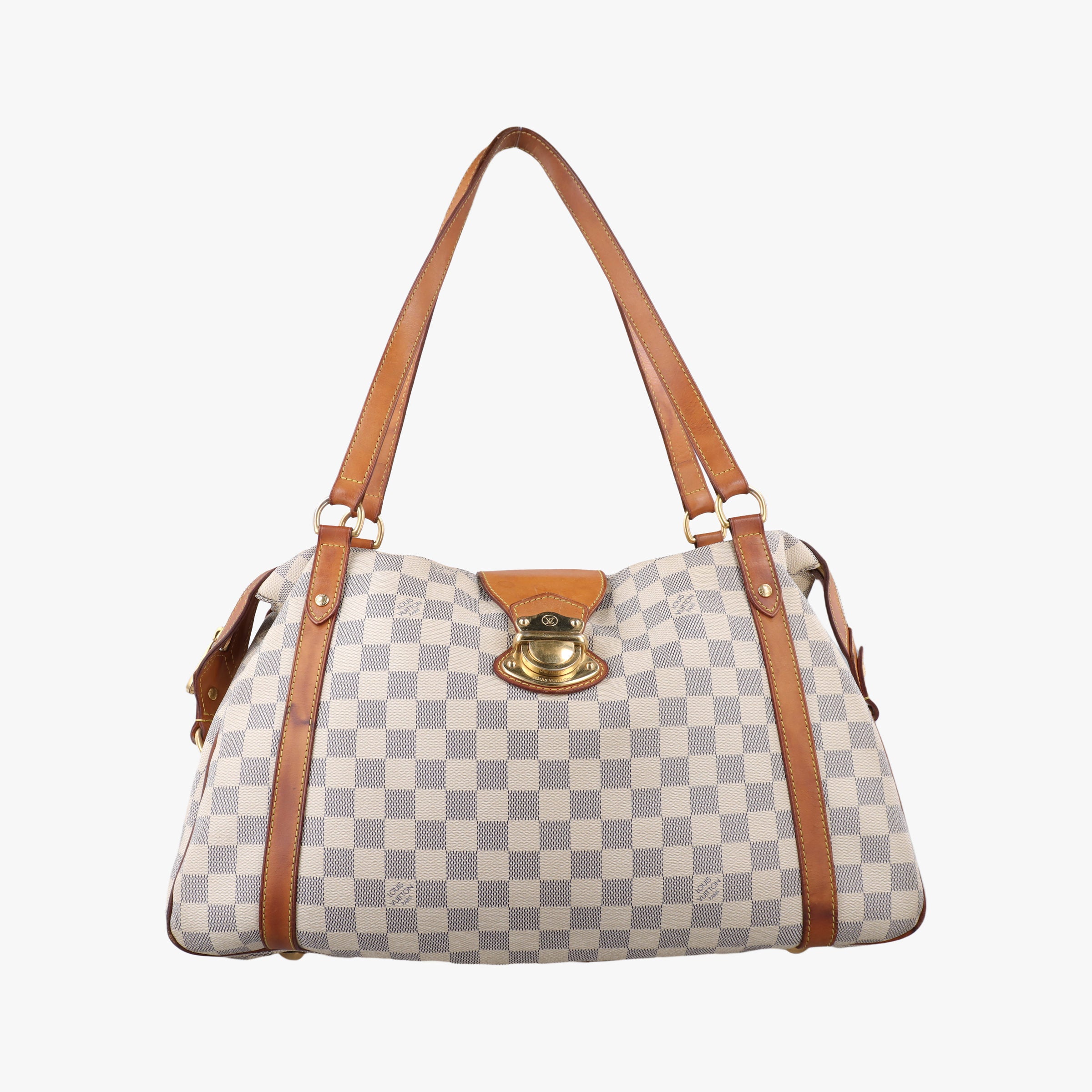 Pre-owned Louis Vuitton STRESA PM Azur Damier Canvas N42220 handbag | stylenewstar