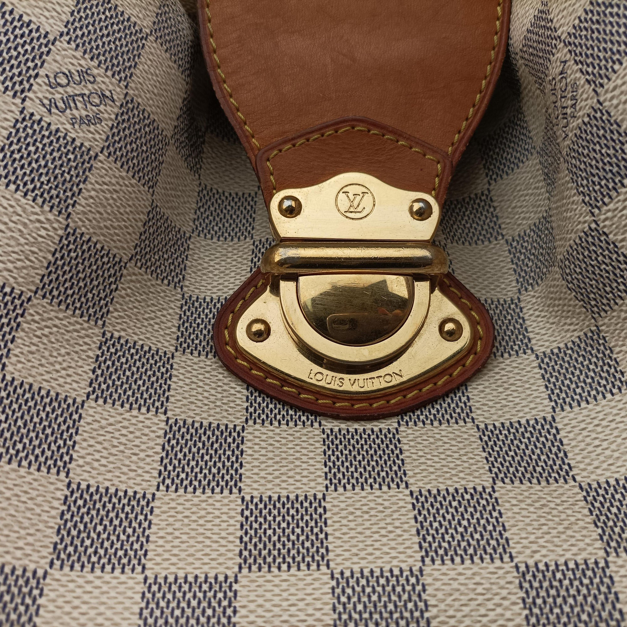 Pre-owned Louis Vuitton STRESA PM Azur Damier Canvas N42220 handbag | stylenewstar