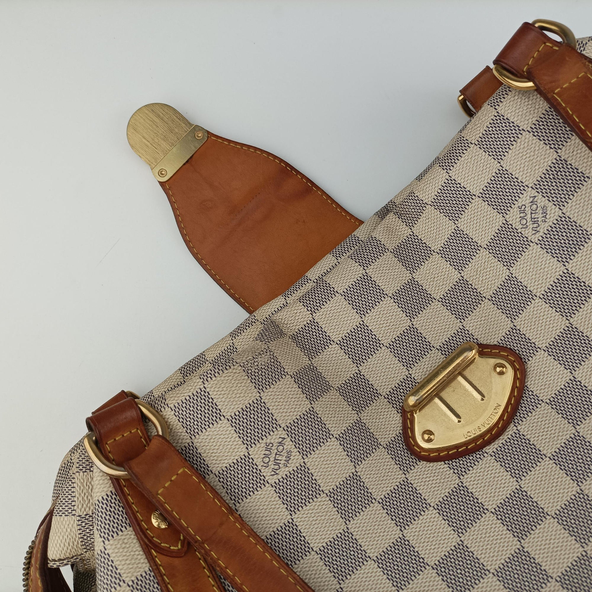 Pre-owned Louis Vuitton STRESA PM Azur Damier Canvas N42220 handbag | stylenewstar